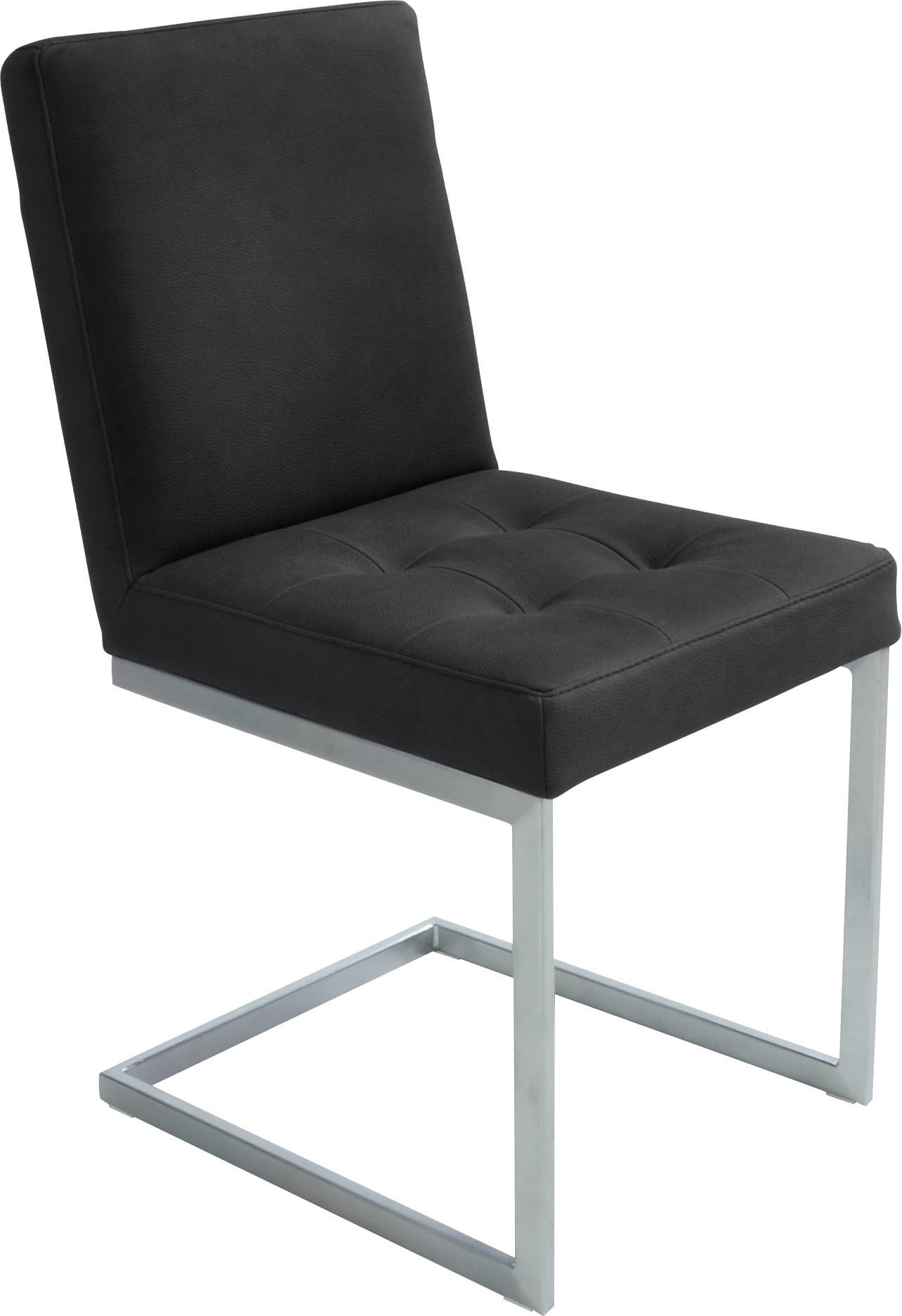 K+W Komfort & Wohnen Eckbankgruppe »Spider II« Set, 4 Stk. tlg. langer Schenkel 195cm, 2 Freischwinger, Auszugstisch in Breite 120 cm