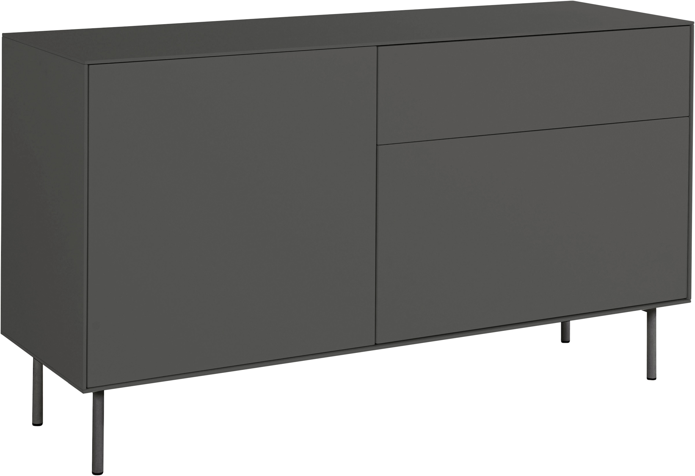 LeGer Home by Lena Gercke Lowboard »Essentials«, Breite: 127 cm, MDF lackiert, Push-to-open-Funktion