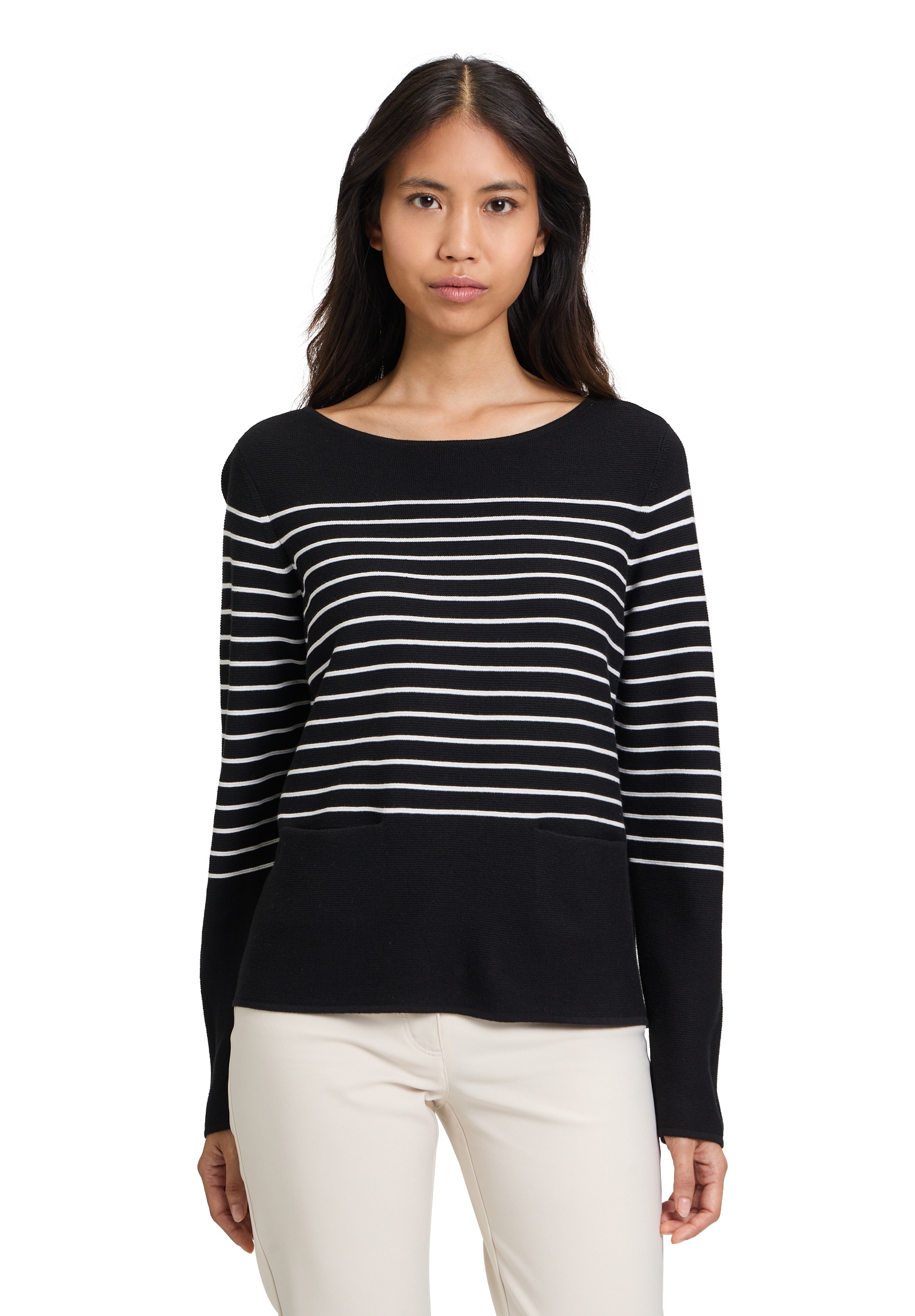 Betty Barclay Rundhalspullover »Feinstrickpullover mit Eingrifftaschen«