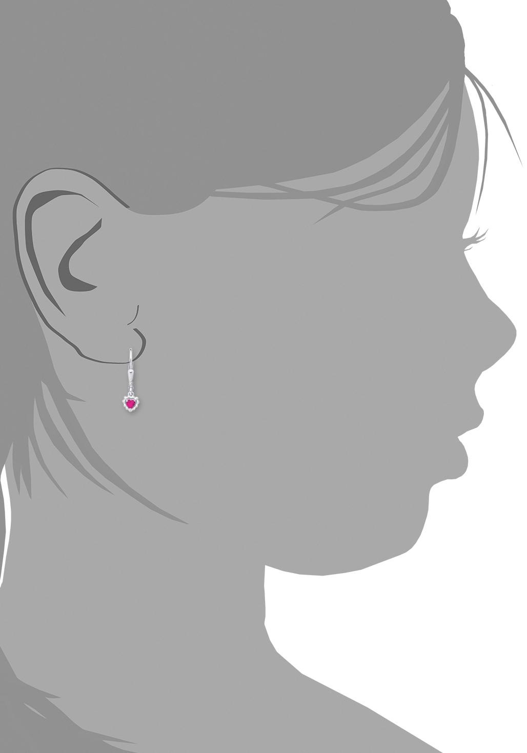 Amor Paar Ohrhänger »2021183« mit Zirkonia (synth.)