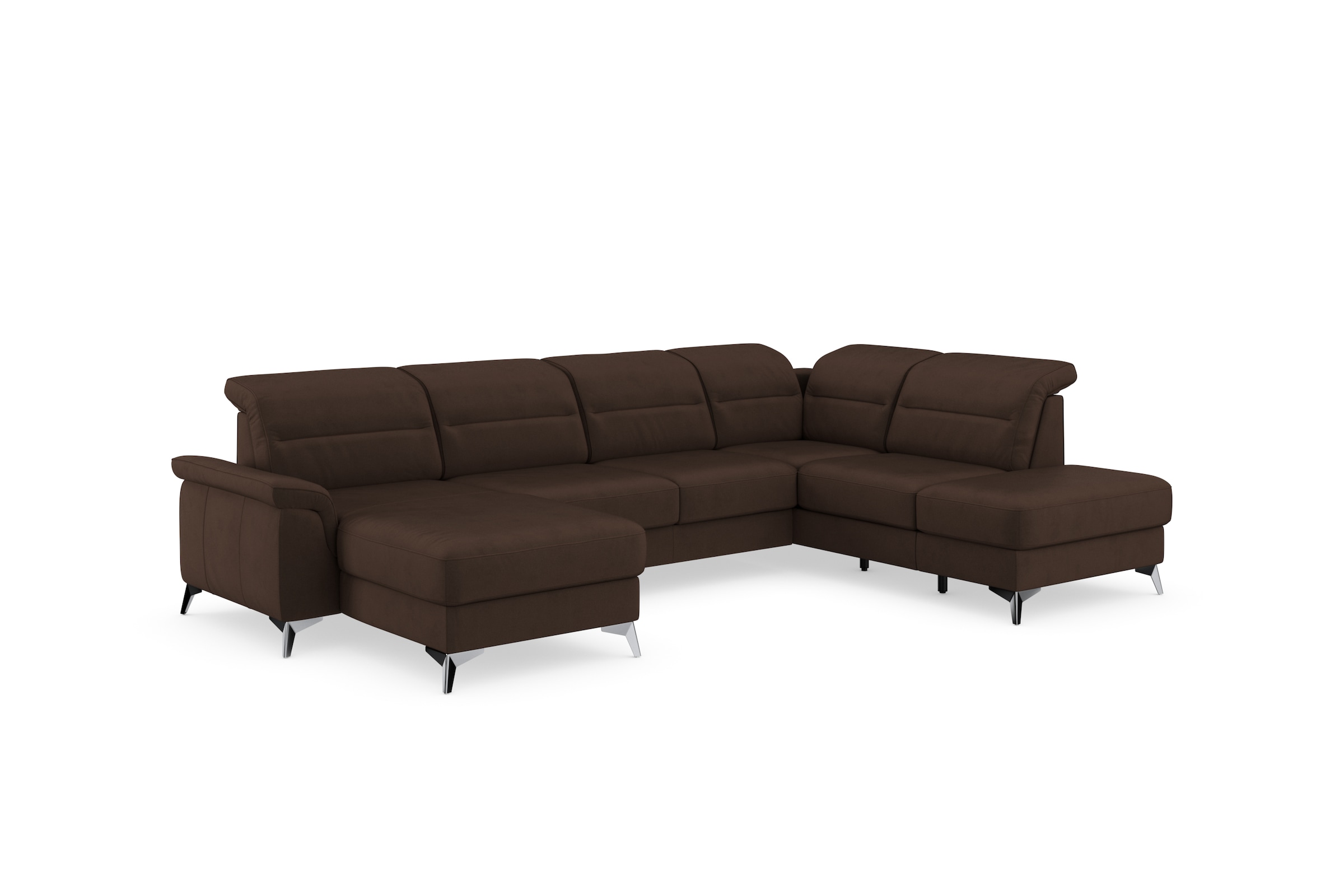 sit&more Wohnlandschaft »Sinatra U-Form« optional mit Kopfteilverstellung und Armteilfunktion etc.