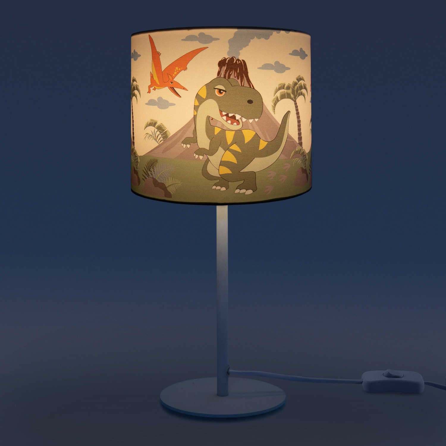 kaufen Kinderzimmer, Dinosaurier, 1 Home Tischleuchte Lampe LED 636«, mit Kinderlampe online Garantie »Diamond Tischleuchte flammig-flammig, Jahren XXL 3 | Paco E14