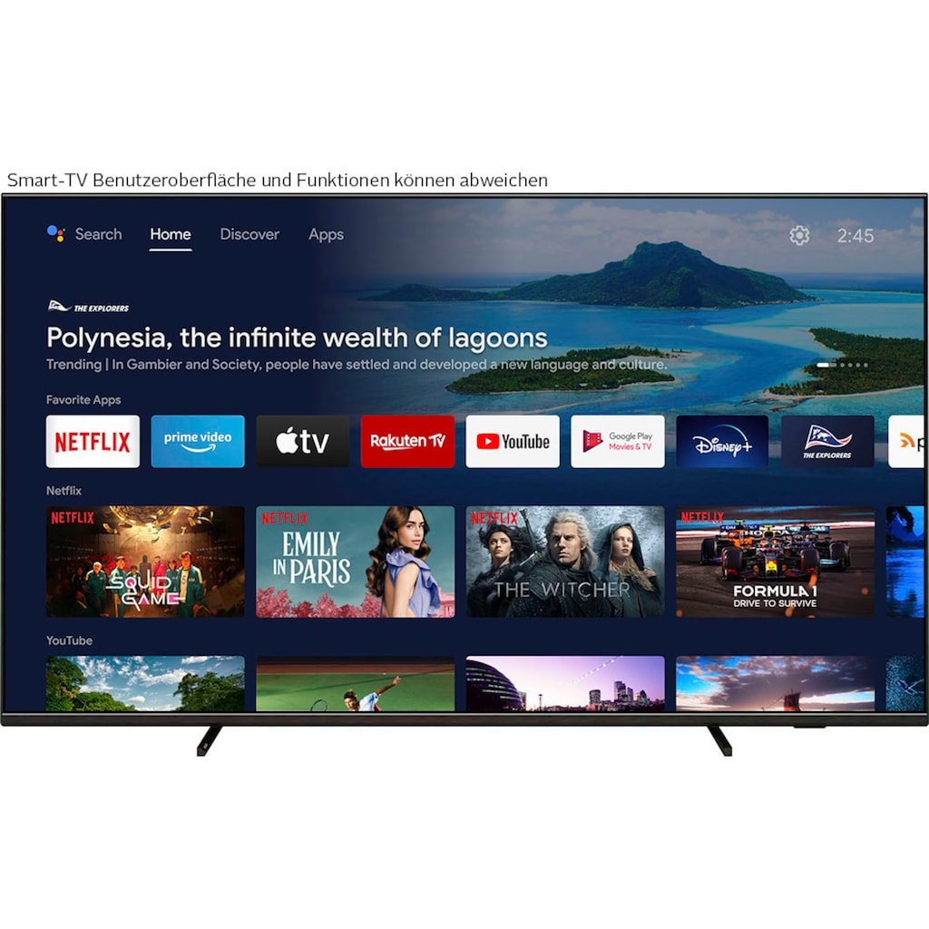 Philips LED-Fernseher »55PML9507/12«, 139 cm/55 Zoll, 4K Ultra HD, Android TV-Smart-TV