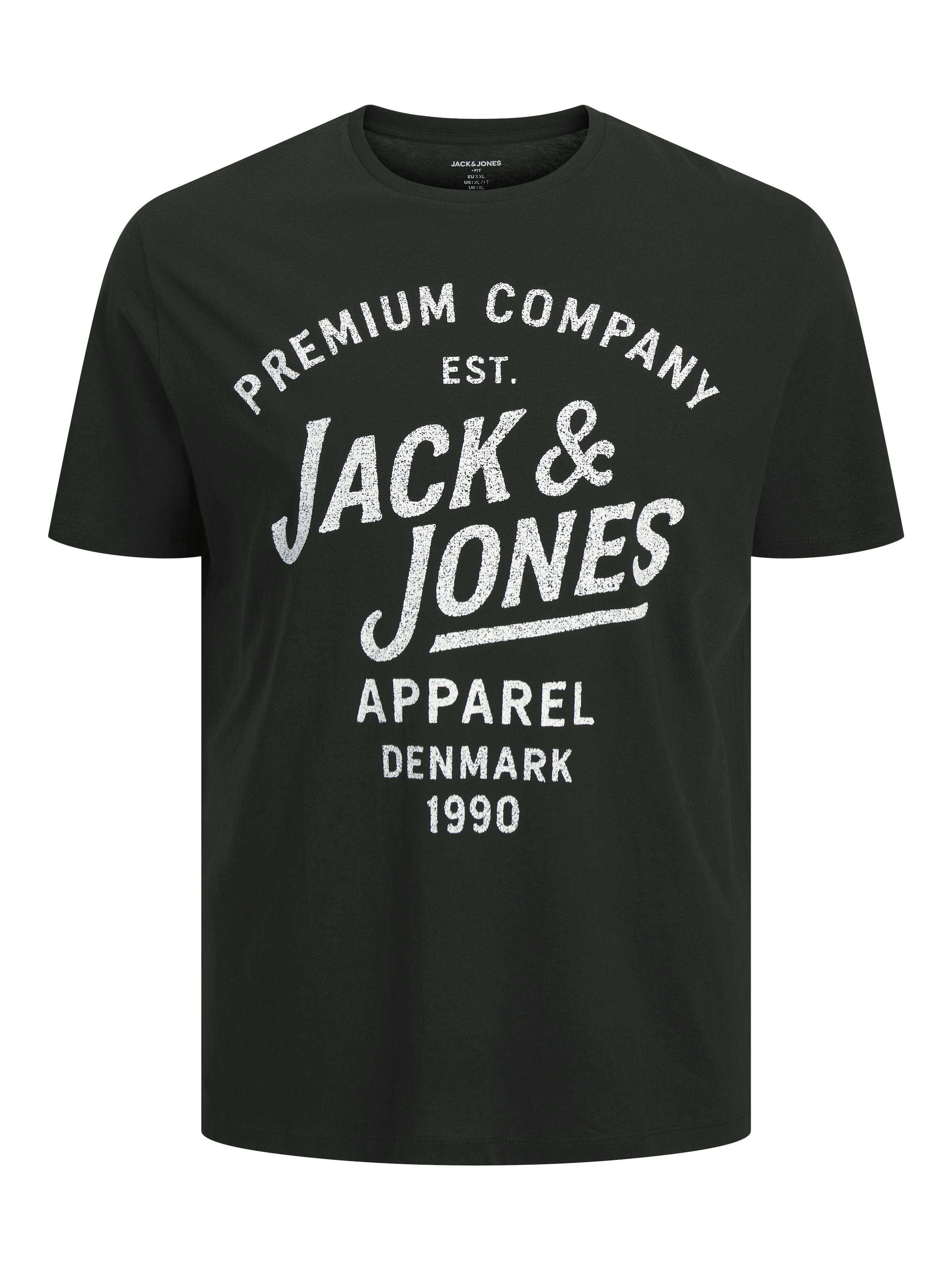 Jack & Jones PlusSize T-Shirt »JPRBLUZANE SS TEE FST PLS« mit Logo Schriftzug