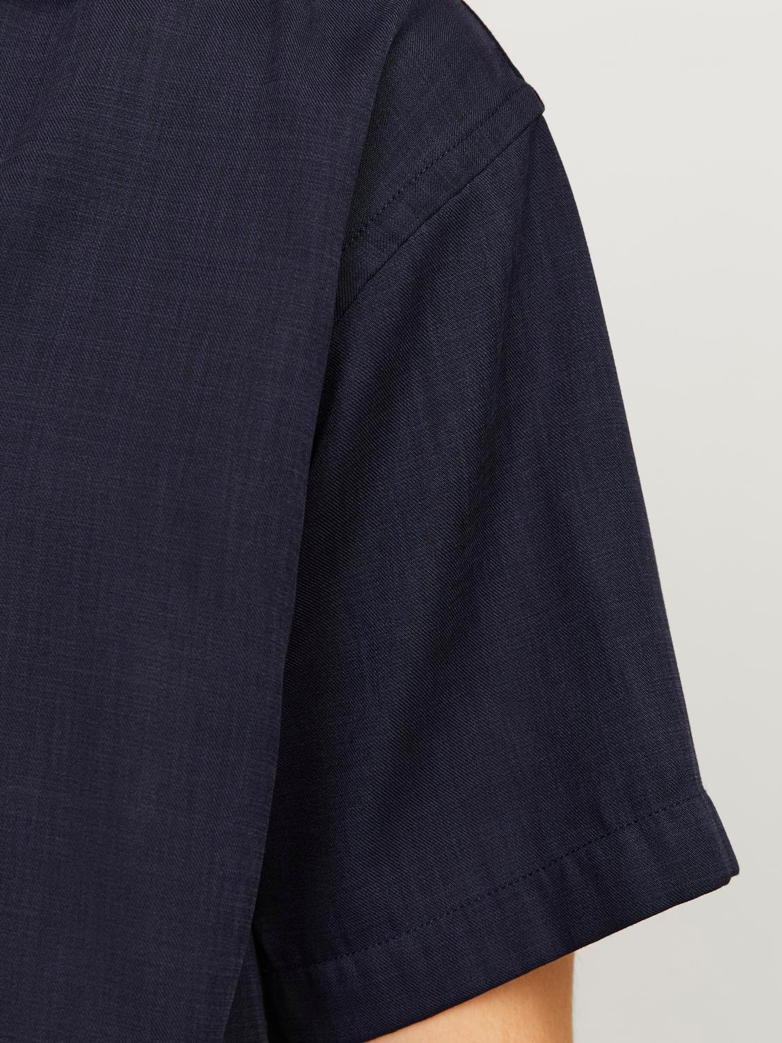 Jack & Jones Kurzarmhemd »JPRCCAARON TENCEL RESORT SHIRT S/S LN«