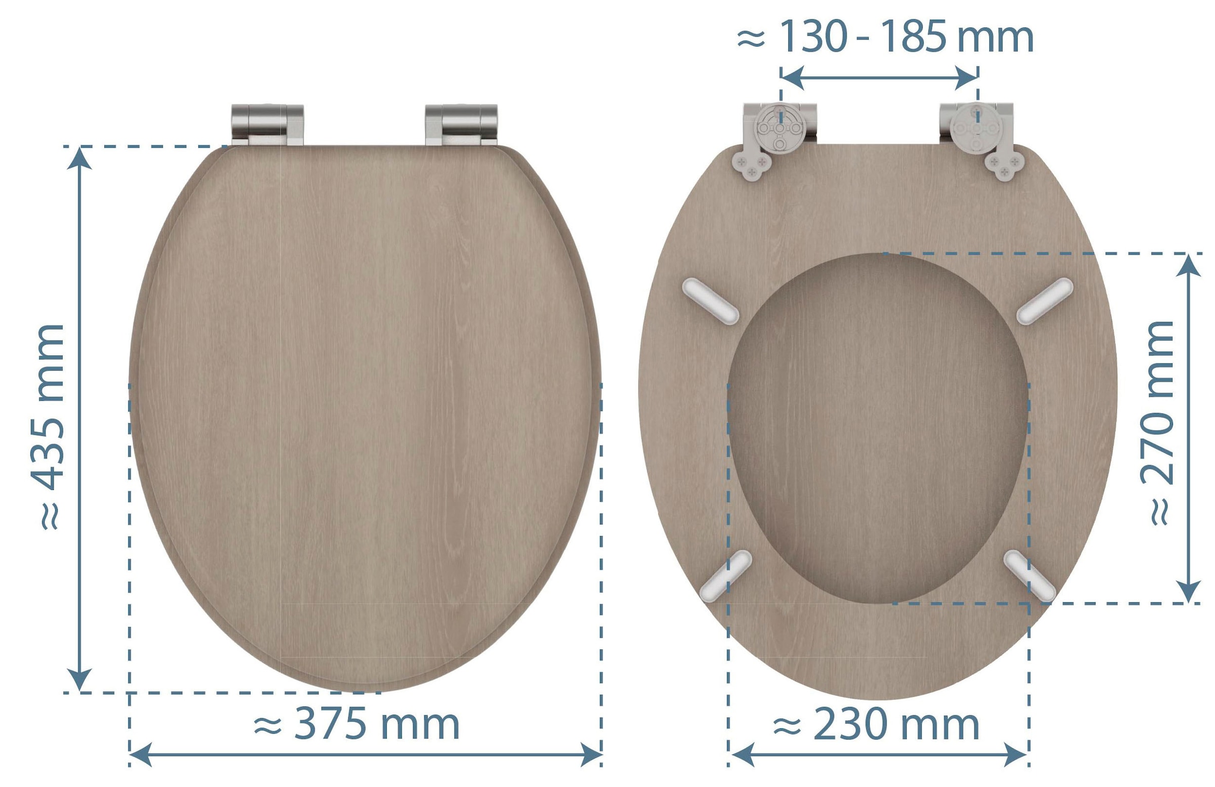 Schütte WC-Sitz »MODERN WOOD« Toilettendeckel, mit Absenkautomatik