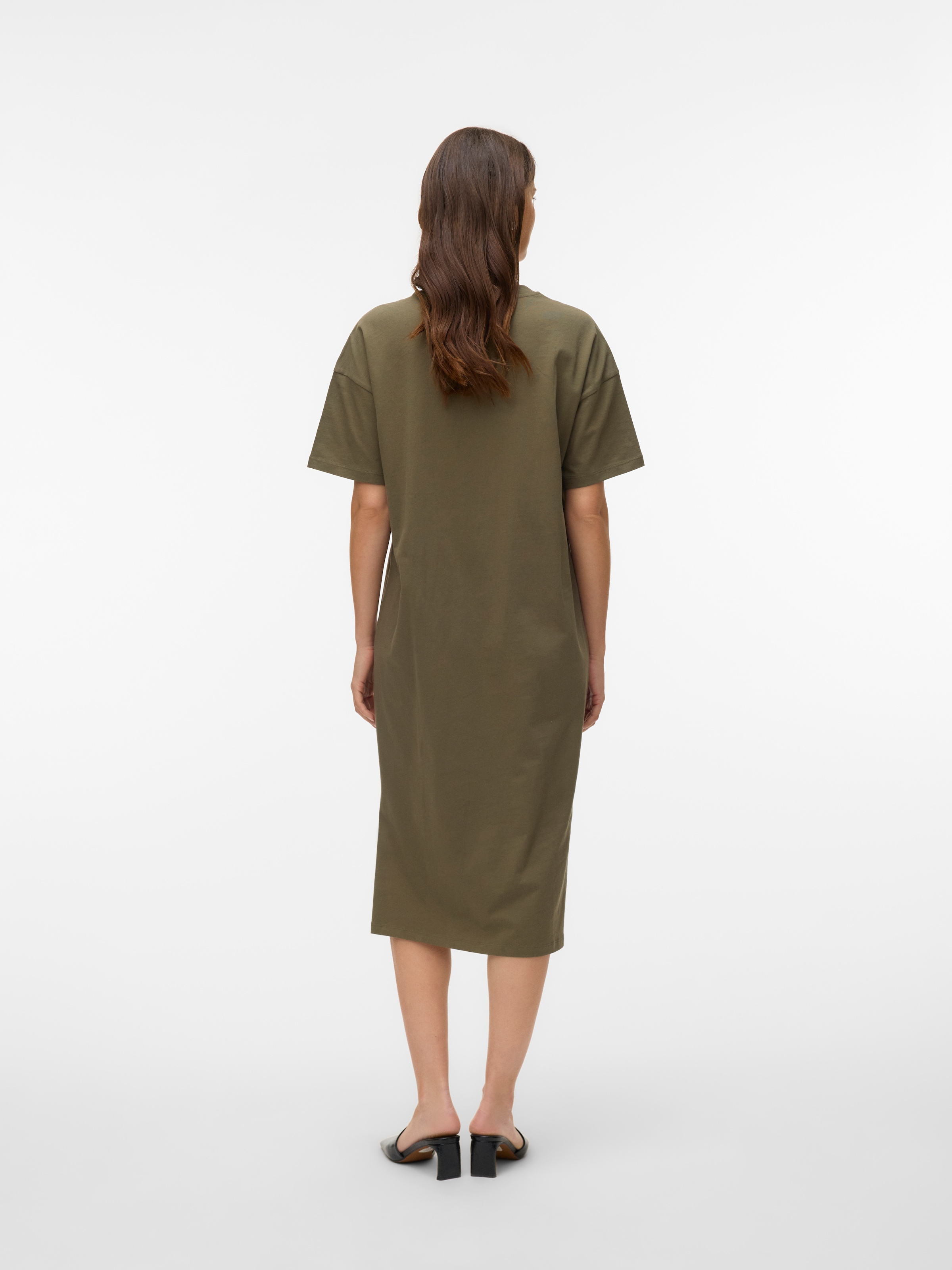 Vero Moda Shirtkleid »VMMOLLY SS OVERSIZE CALF DRESS NOOS« Baumwolle, regular fit