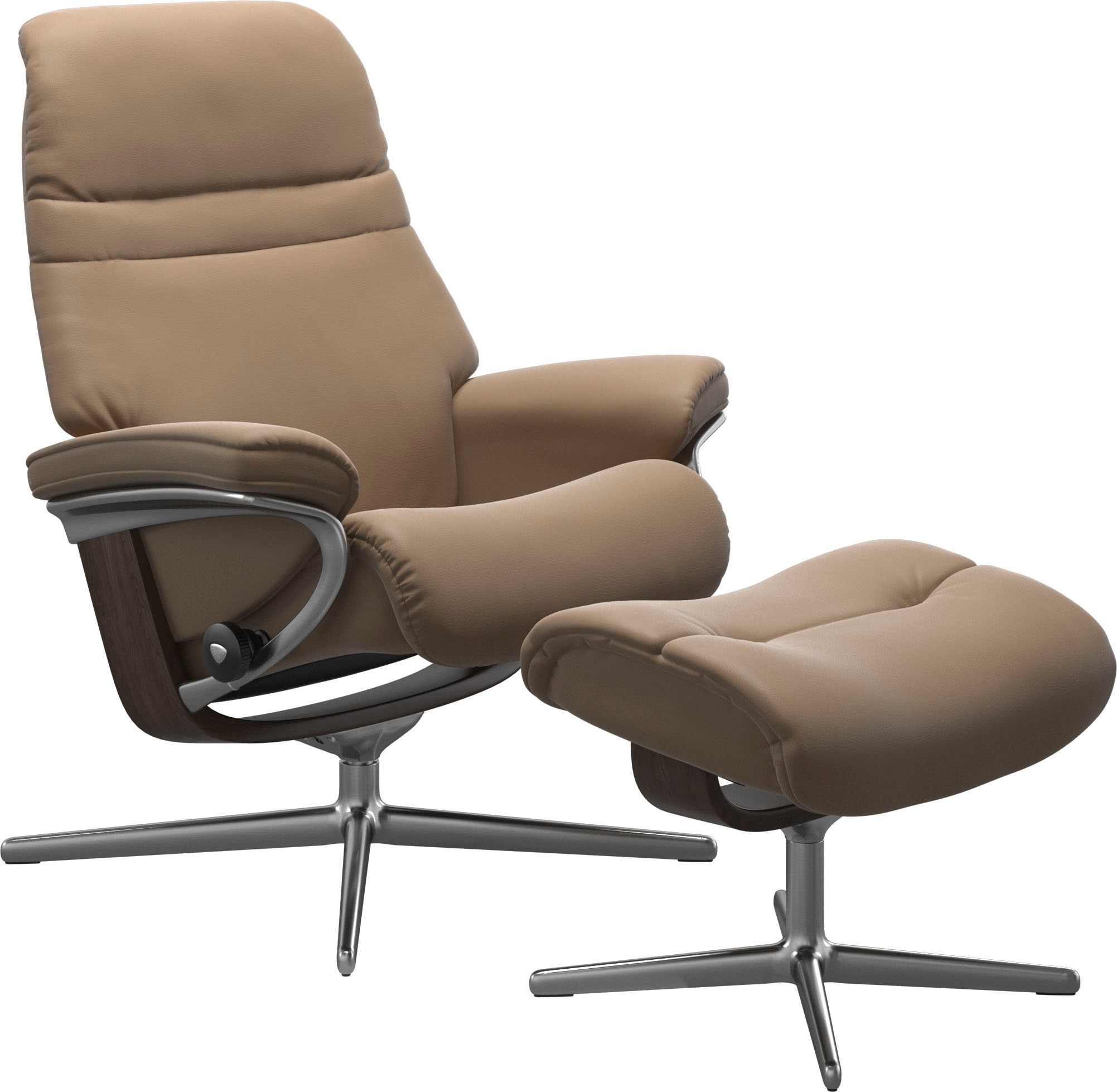 Stressless® Relaxsessel »Sunrise«, mit Cross Base, Größe S, M & L, Holzakzent Wenge