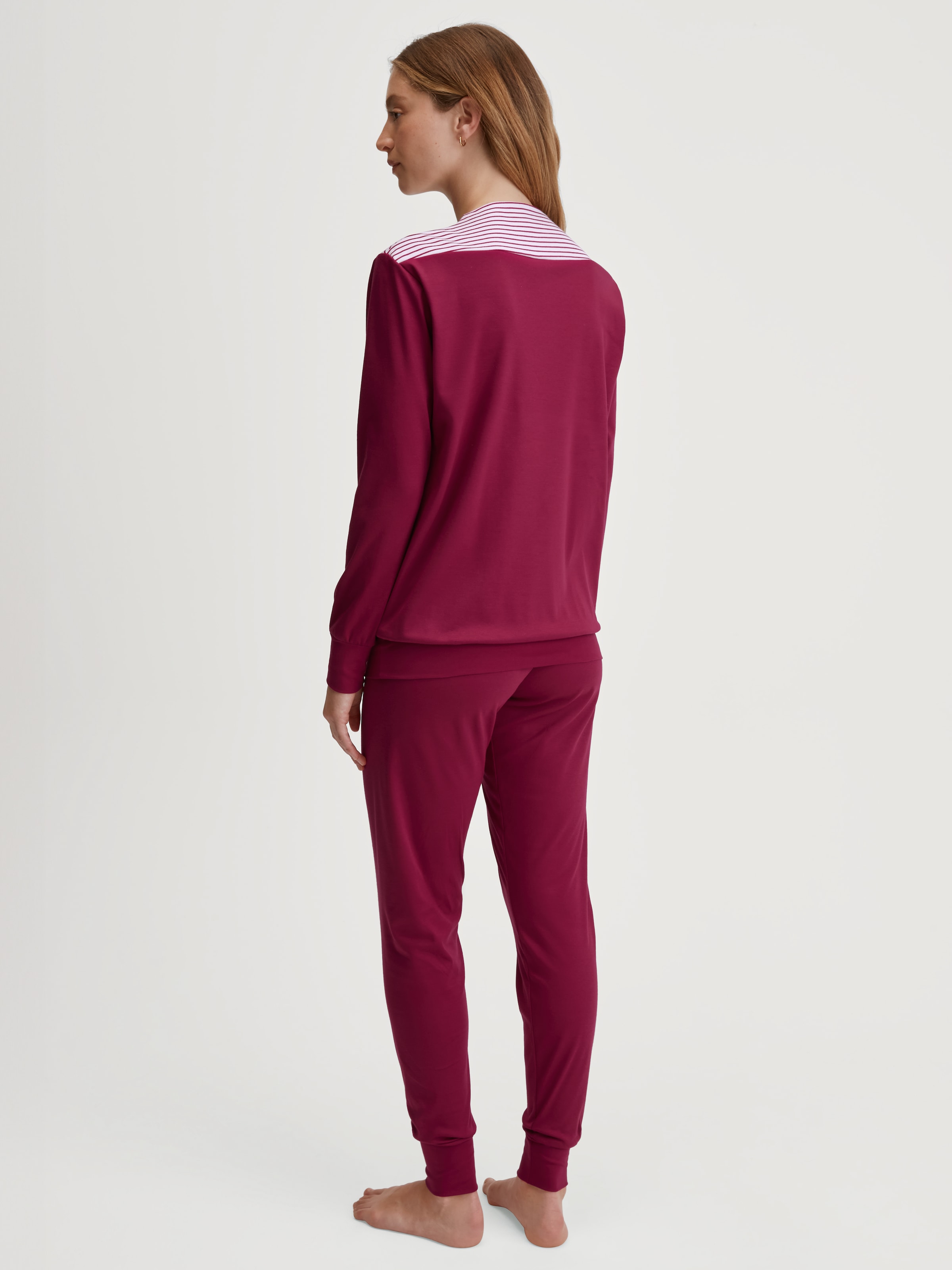 CALIDA Schlafanzug »Soulmate« 2 Stk. tlg., Langarm, Pure Cotton, weich, bequem, Interlock-Qualität