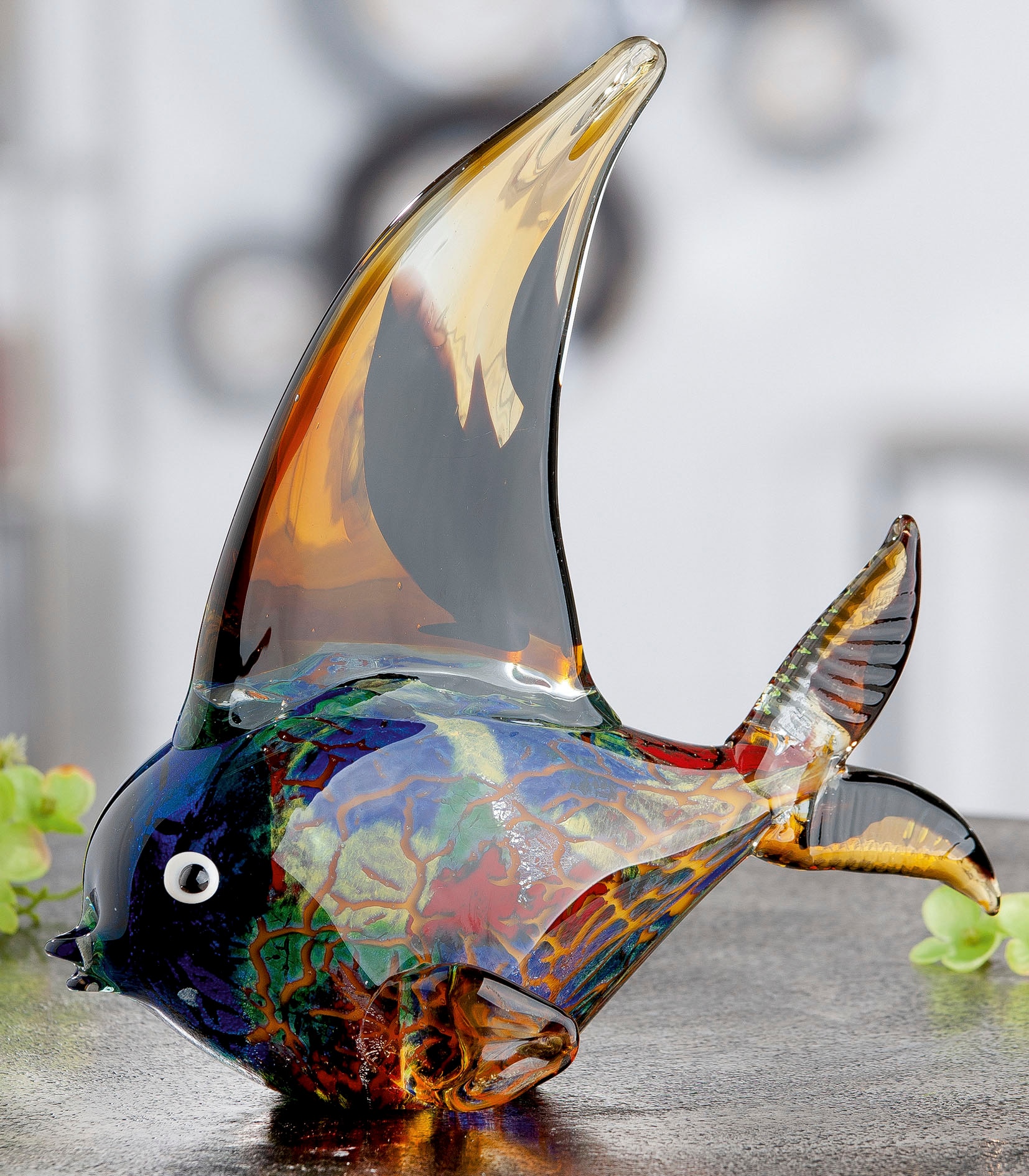 »Glas Casablanca Rechnung auf Gilde by Tierfigur Fisch«, durchgefärbt kaufen farblich