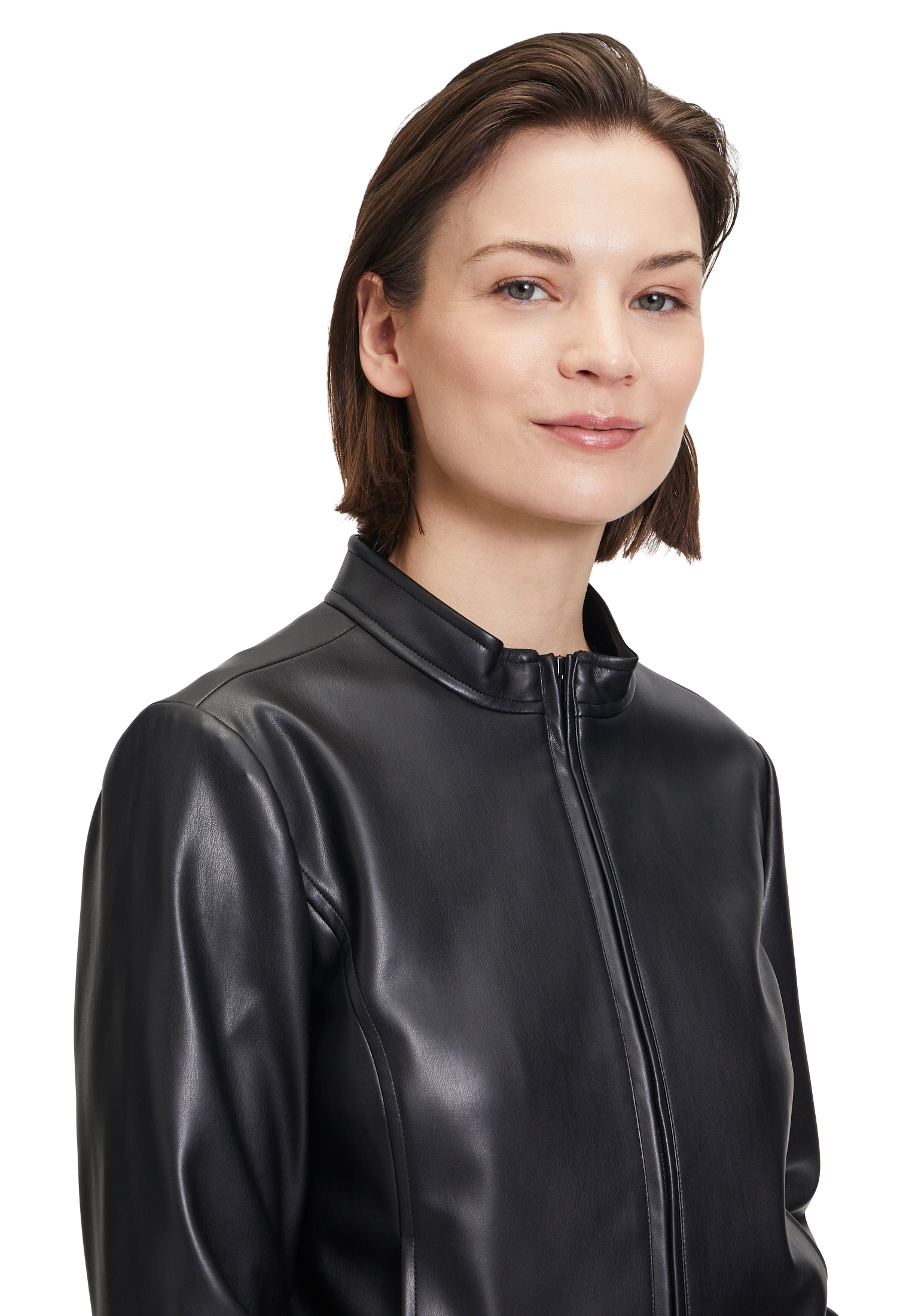 Betty&Co Jackenblazer »Bikerjacke mit Stehkragen«