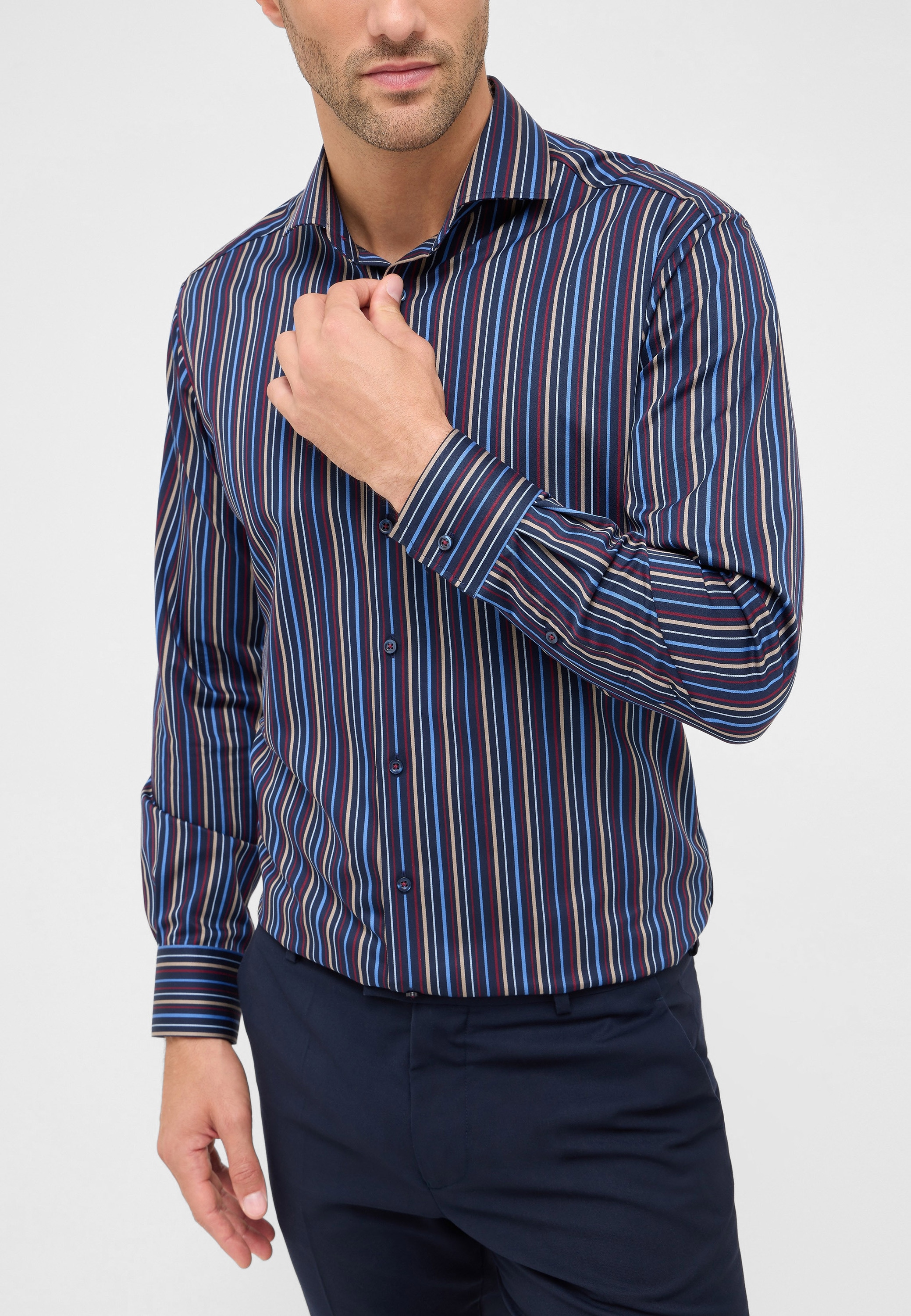 Eterna Langarmhemd »MODERN FIT«, NON IRON (bügelfrei)