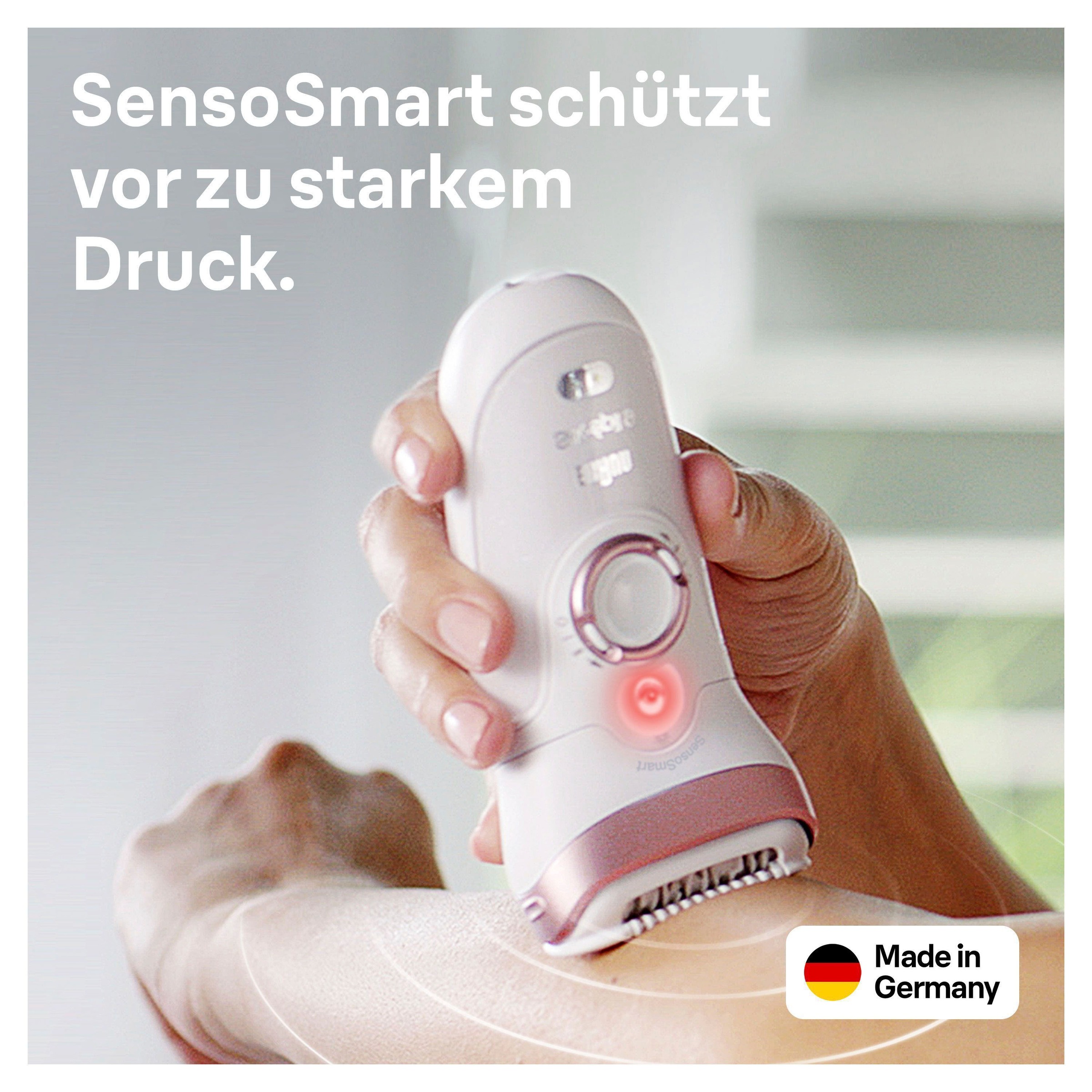 Braun Epilierer »Silk-épil 9 9-725«, 4 St. Aufsätze, Micro-Grip-Pinzetten-Technologie