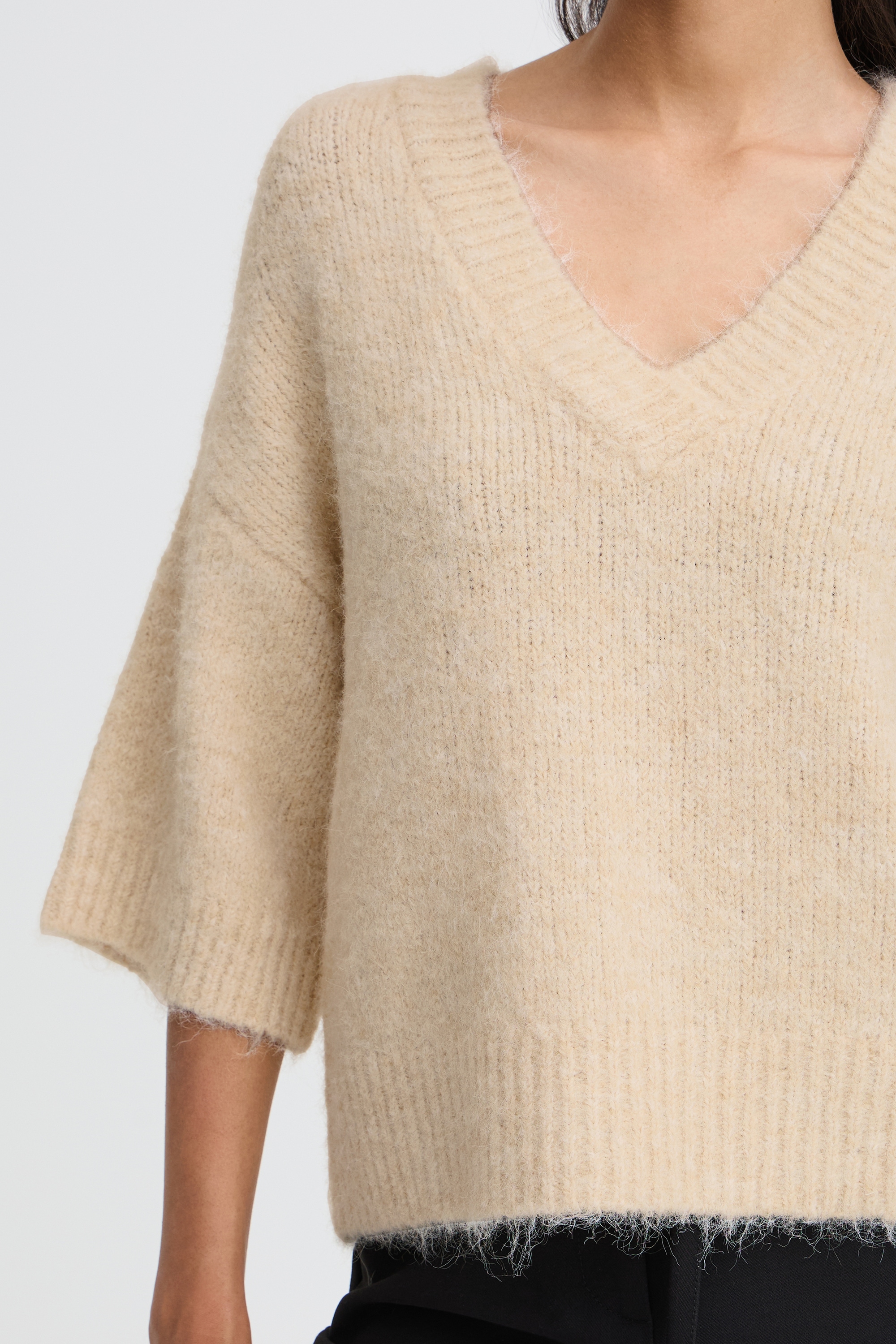 b.young Kurzarmpullover »Damen Kurzarm-Bluse BYMILLERS«