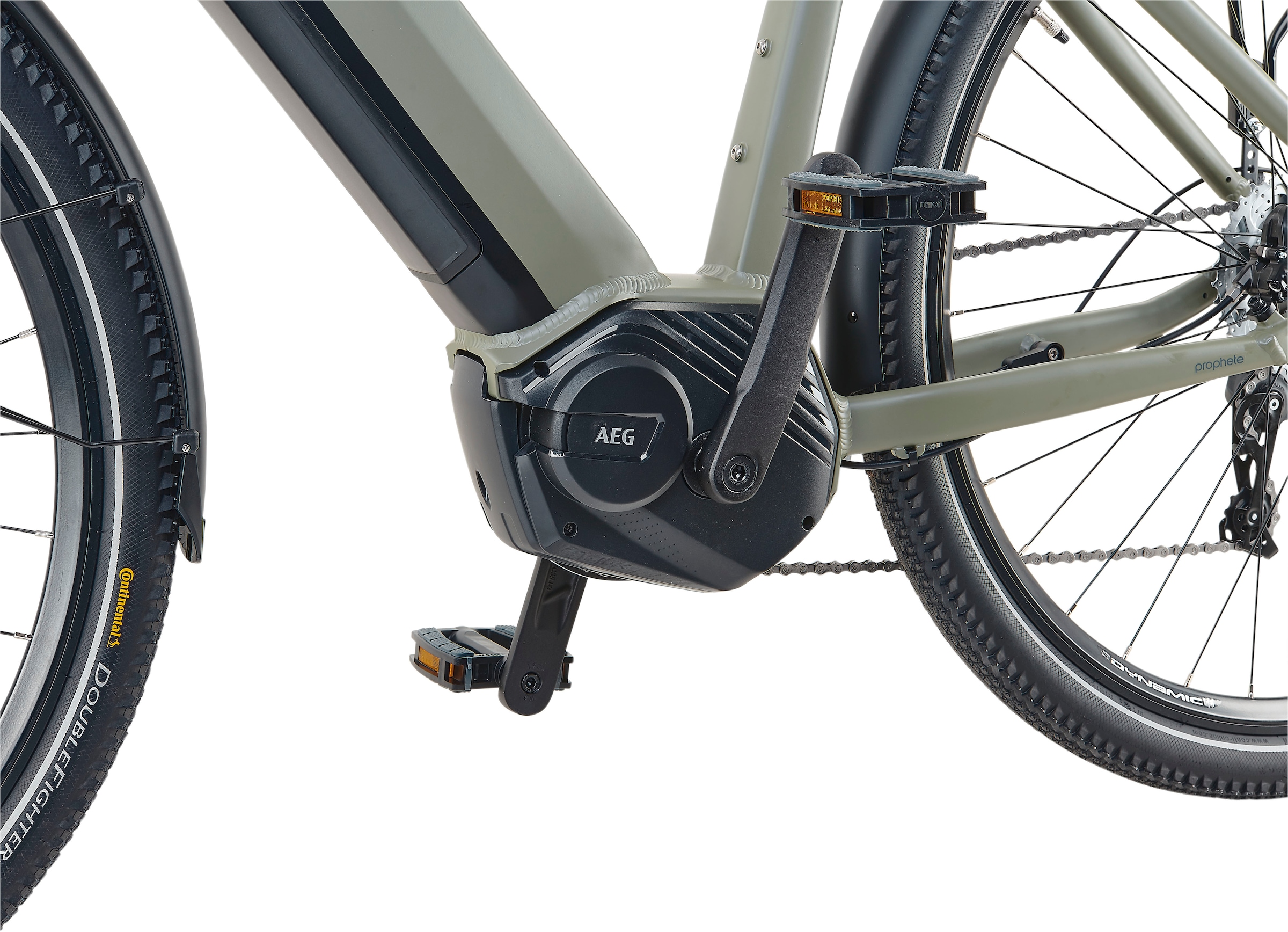 Prophete E-Bike »Entdecker 4.0«, 10 Gang, microSHIFT, RD-M61S, Mittelmotor 250 W, Pedelec, Elektrofahrrad für Herren, Trekkingrad