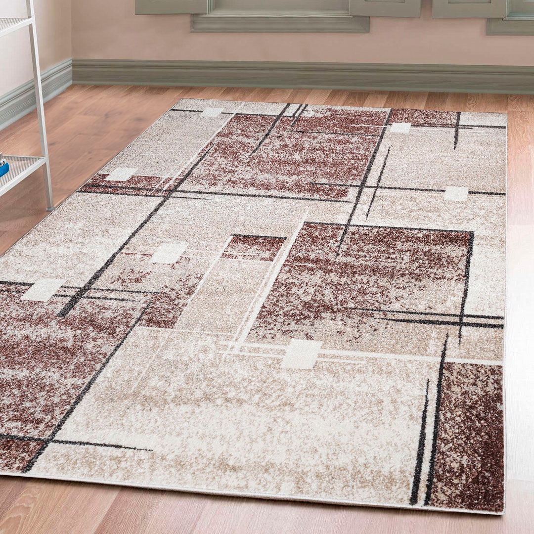 [Über 80 % Rabatt] my home Teppich »Pautz«, rechteckig, wende-Teppich Tief-Effekt, handgearbeiteter Hoch- Konturenschnitt