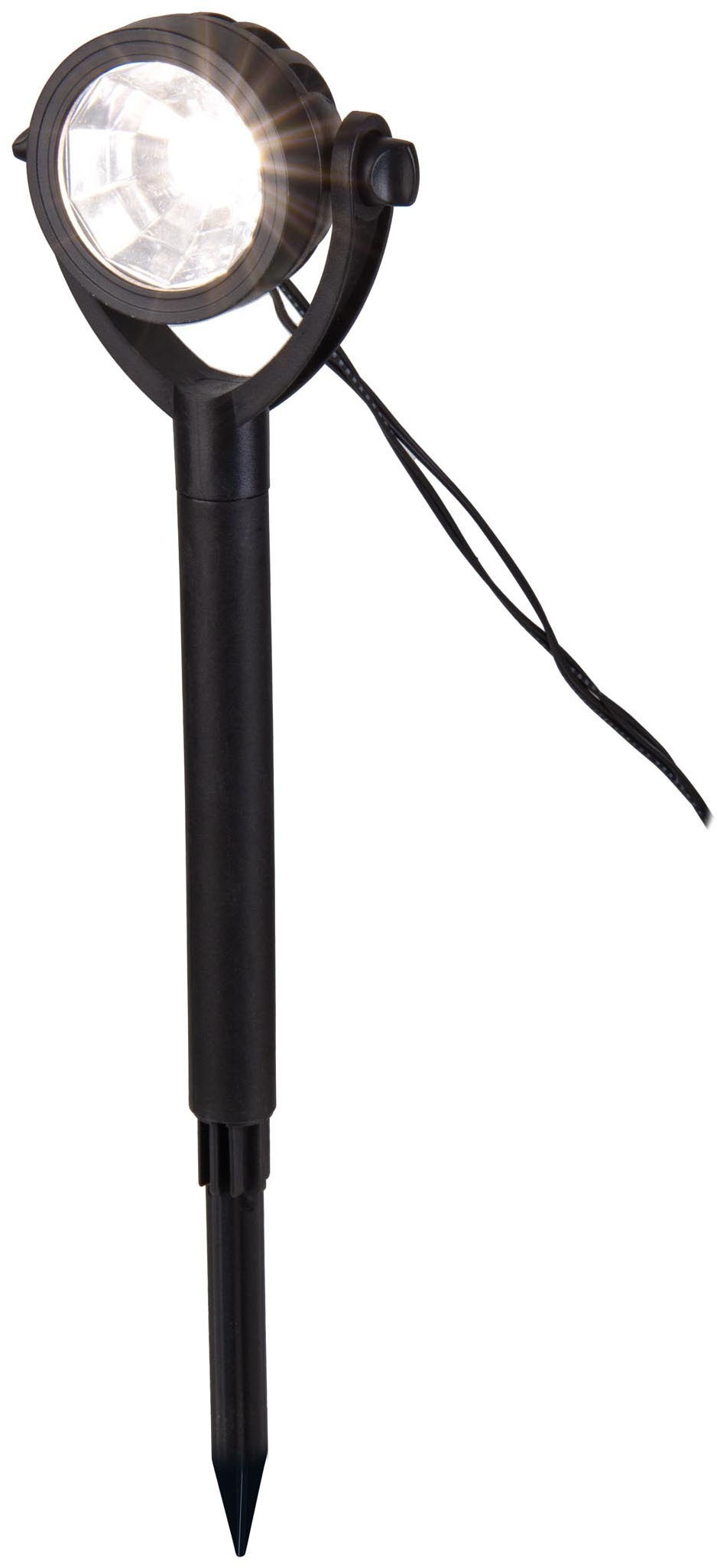 näve LED Solarleuchte »Nomi« LED-Modul 1 Stk. Warmweiß Erdspieß 6er Set, inkl. Dämmerungssensor, Abstrahlwinkel: 90°, schwarz