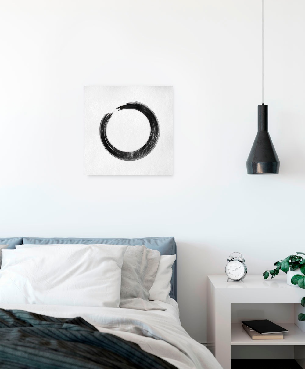 Komar Leinwandbild »Circular - Größe 40 x 40 cm« Natur 1 Stk. tlg. Keilrahmenbild mi Echtholzrahmen