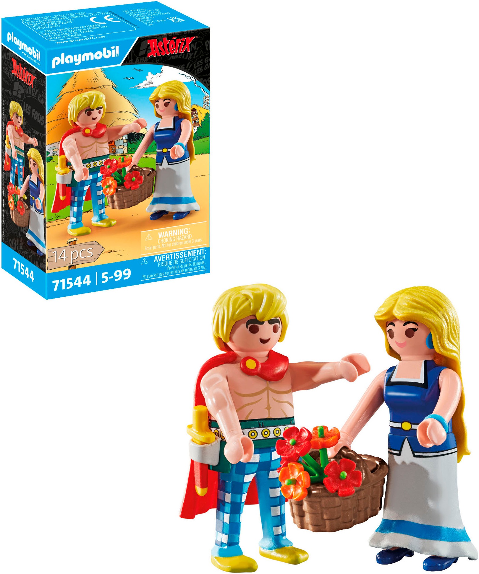 Playmobil® Konstruktions-Spielset »Tragicomix und Falbala (71544), Asterix« Made in Europe