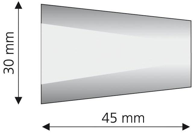 Liedeco Gardinenstangen-Endstück »Dust«, (Set, 2 Gardinenstangen mm 16 St.), Ø für