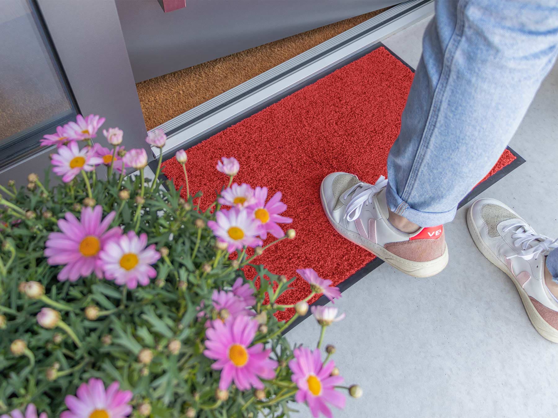 Primaflor-Ideen in Textil Fußmatte »CLEAN«, rechteckig, 8,5 mm Höhe, Schmutzfangmatte, große Farbauswahl, waschbar