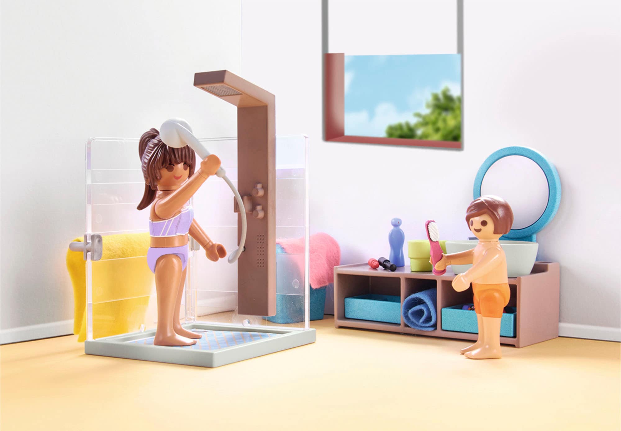 Playmobil® Konstruktions-Spielset »Badezimmer (71611), myLife«, (55 St.), Made in Europe