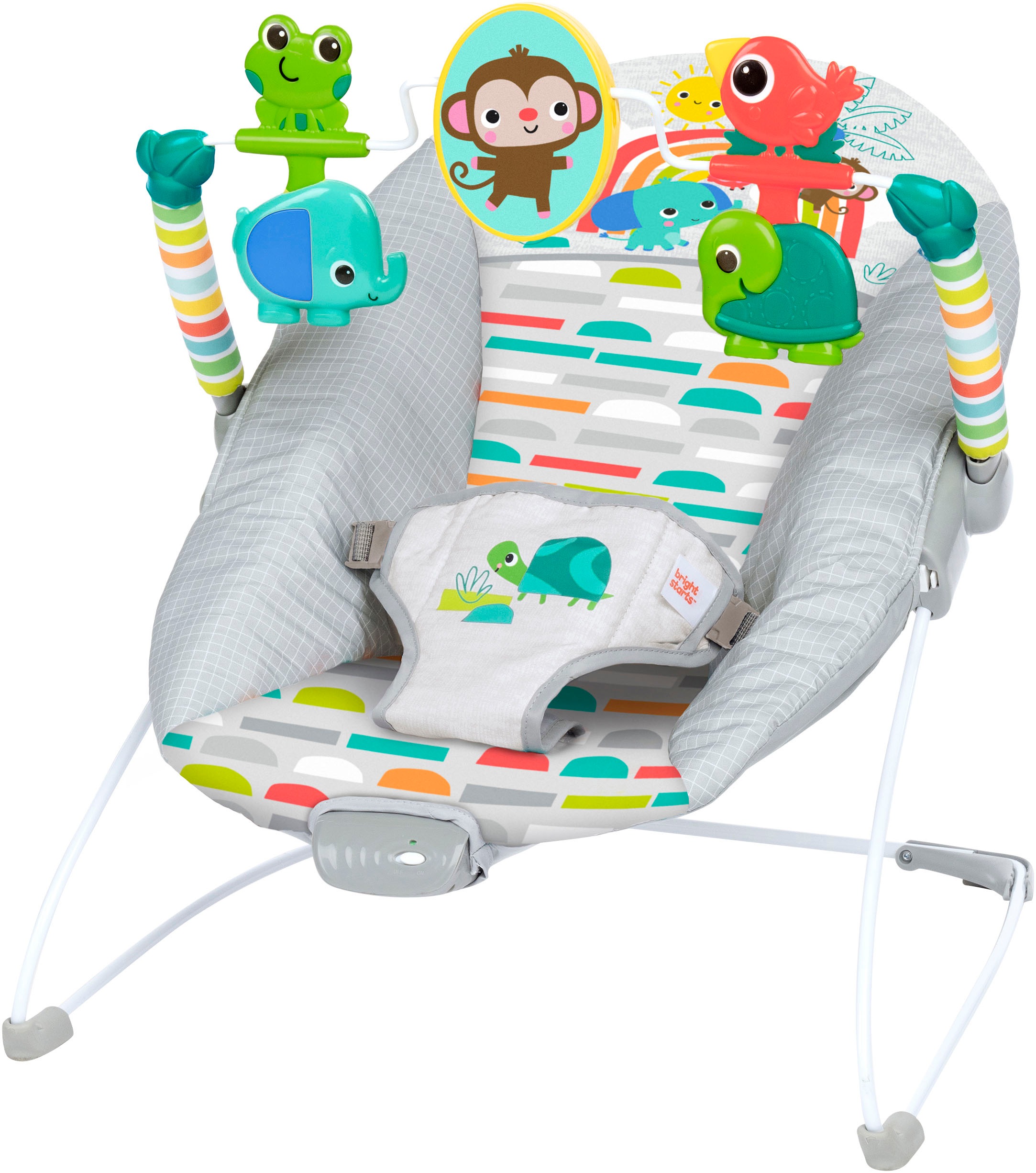 Transat Playful Paradise - Vibrations apaisantes - Jouets interactifs - 0-6 mois