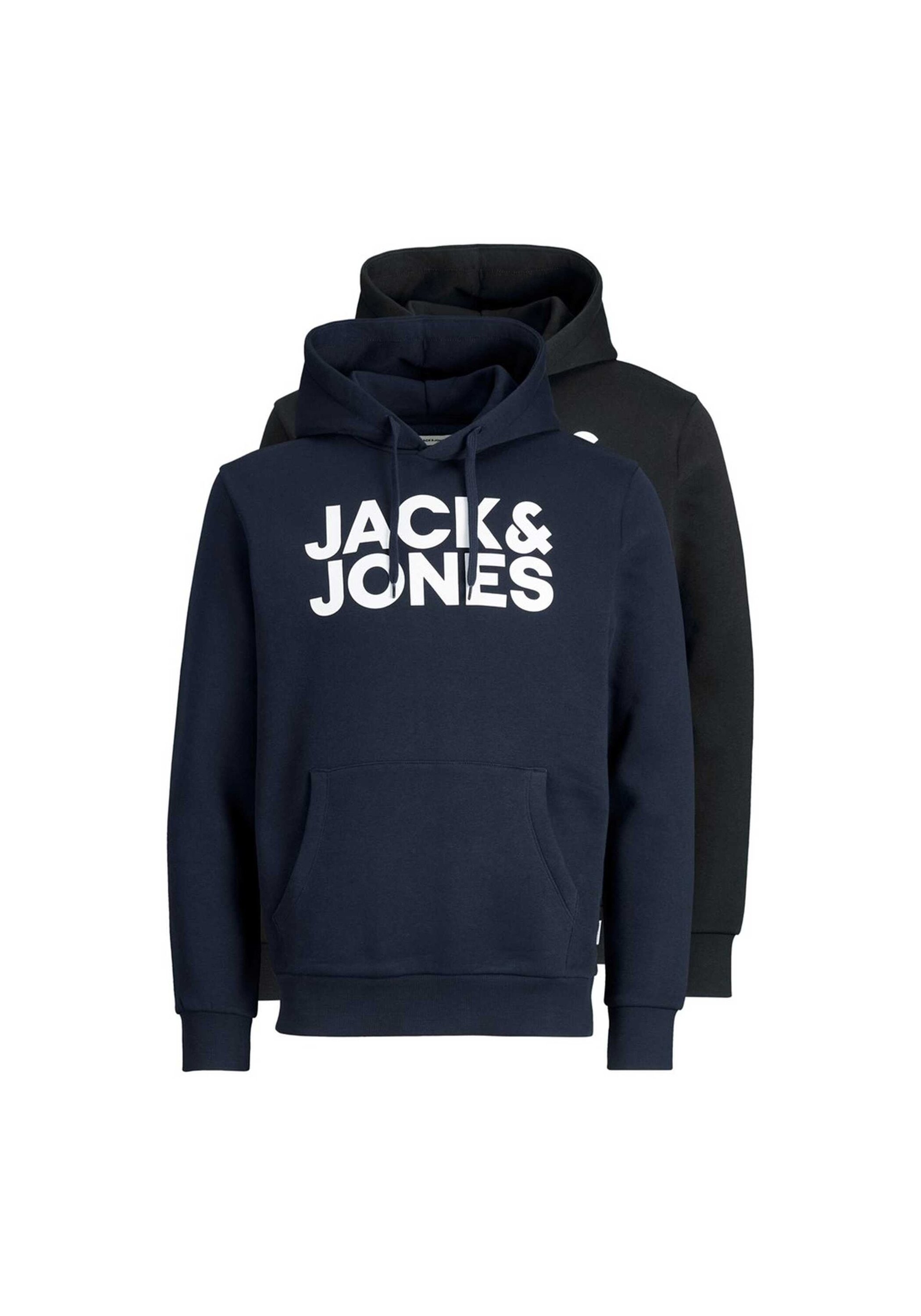 Sweatshirt »Sweatshirt JJECORP LOGO SWEAT HOOD 2er Pack«