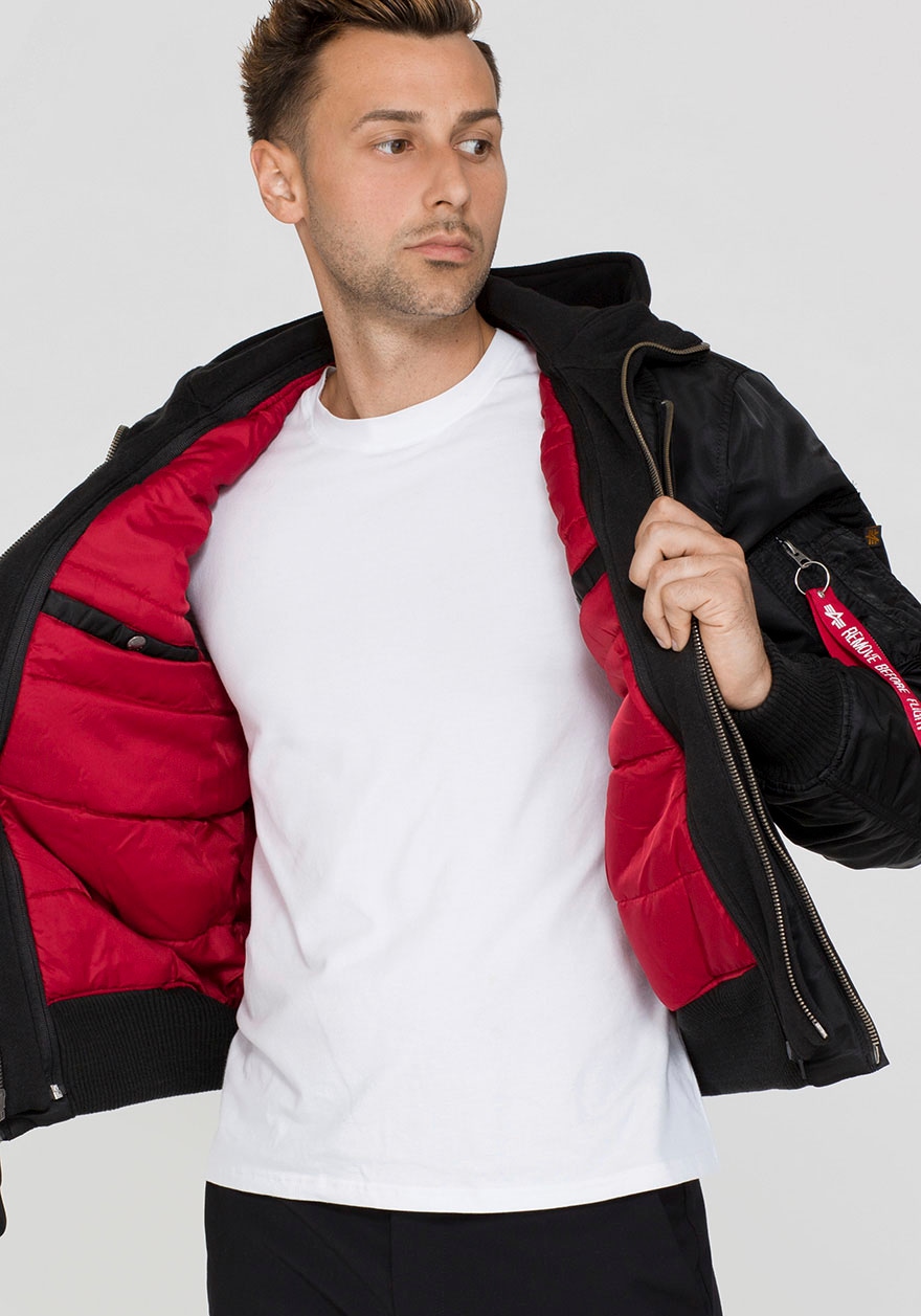 Alpha Industries Bomberjacke »MA-1 D-TEC«, mit Kapuze