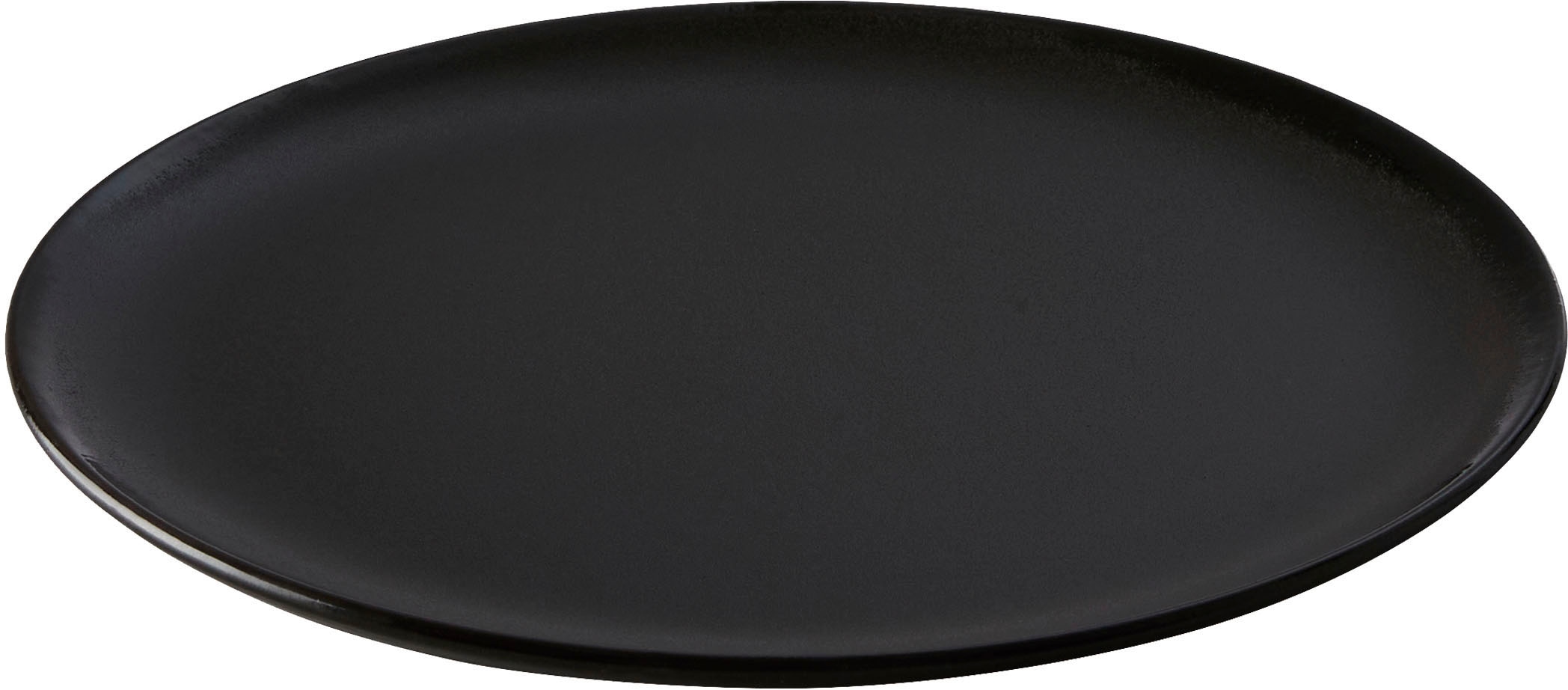 aida RAW Frühstücksteller »RAW Titanium Black«, (Set, 6 St.), Steinzeug, Ø  23 cm mit 3 Jahren XXL Garantie