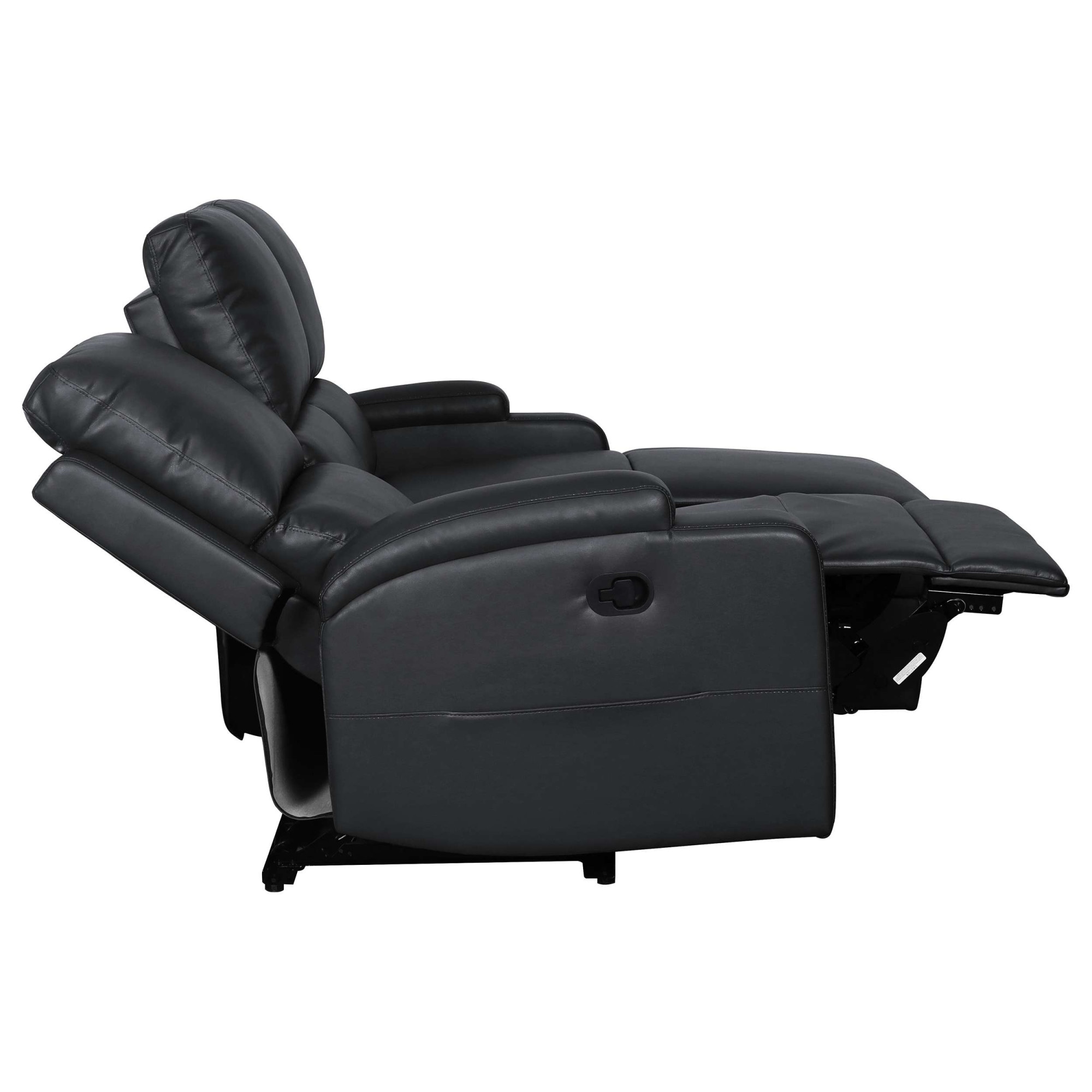 OTTO home Ecksofa »NAPORI Kunstleder, L-Form, 210cm, man./elektr. Relaxfunktion« USB-A bei elektr. Variante, Staukasten, Seitentaschen u. Federkern