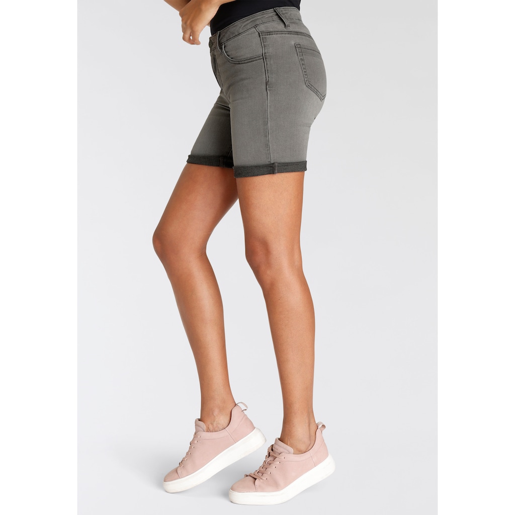 Arizona Jeansshorts »Ultra-Stretch«, Mid-Waist