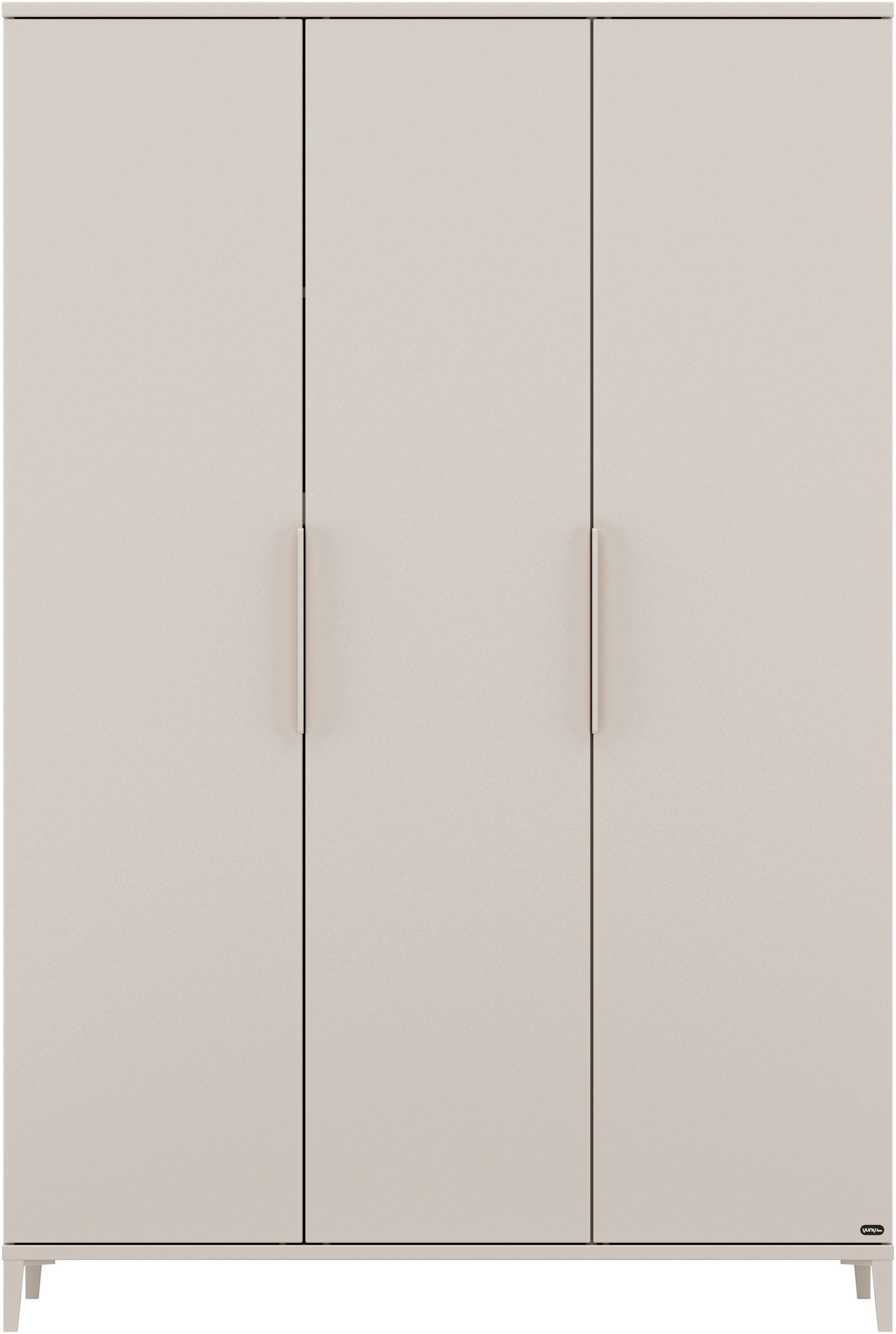 YUNY by PAIDI Kleiderschrank »SISTER LOU inkl. Kleiderstangen und Einlegeböden«, Beige, zertifizierte Qualität, Soft-Close