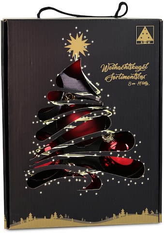 Weihnachtsbaumkugel »Weihnachtsdeko, Christbaumschmuck, Christbaumkugeln Glas,...