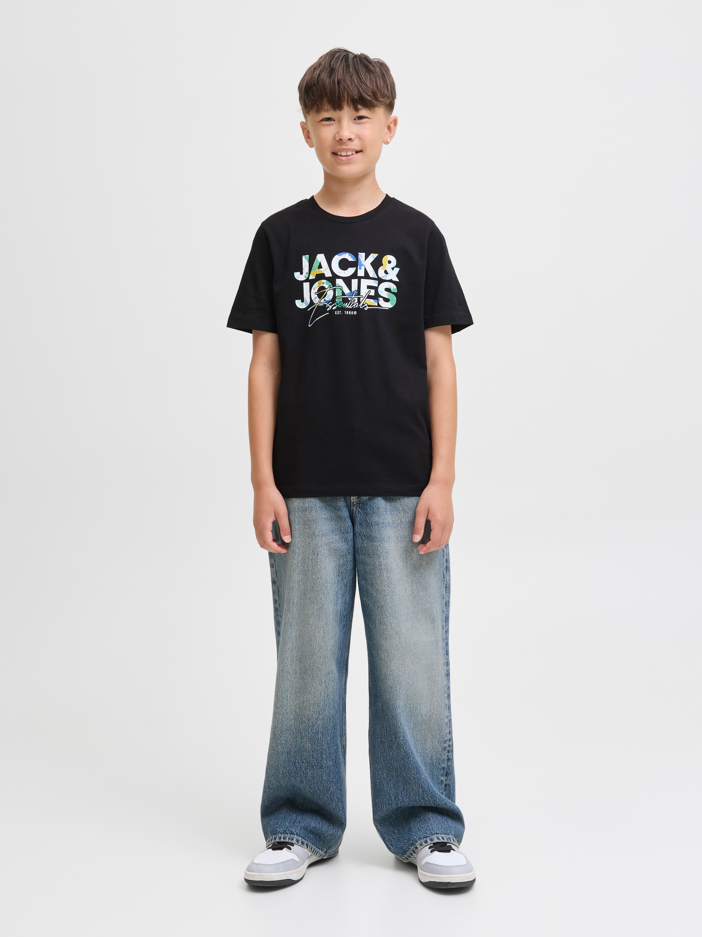 Jack & Jones Junior Rundhalsshirt »JJGEPLAS TEE SS CREW NECK JNR« Baumwolle, regular fit