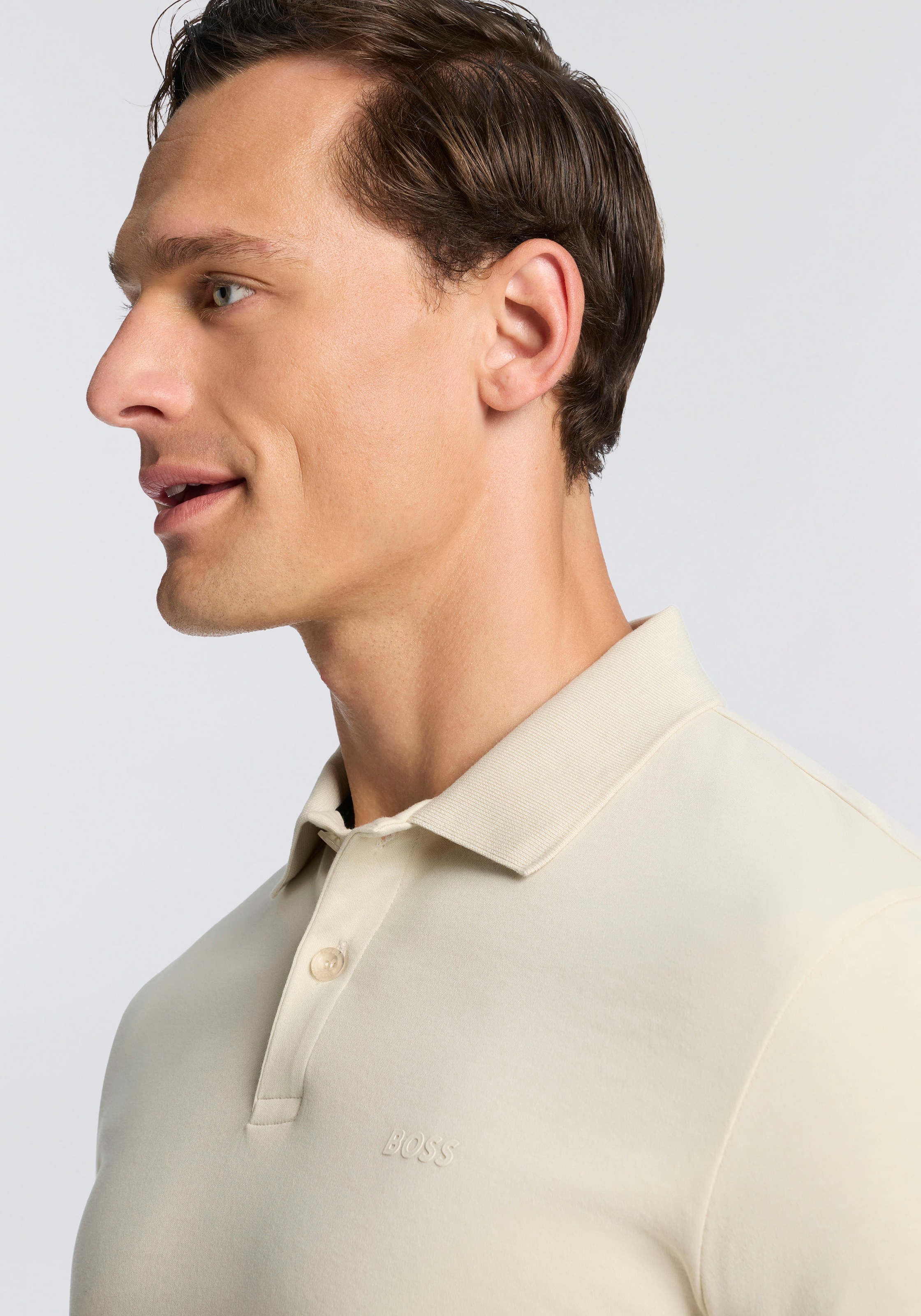 BOSS GREEN Poloshirt »Pio« mit Knöpfen, regular fit, toniges Logo