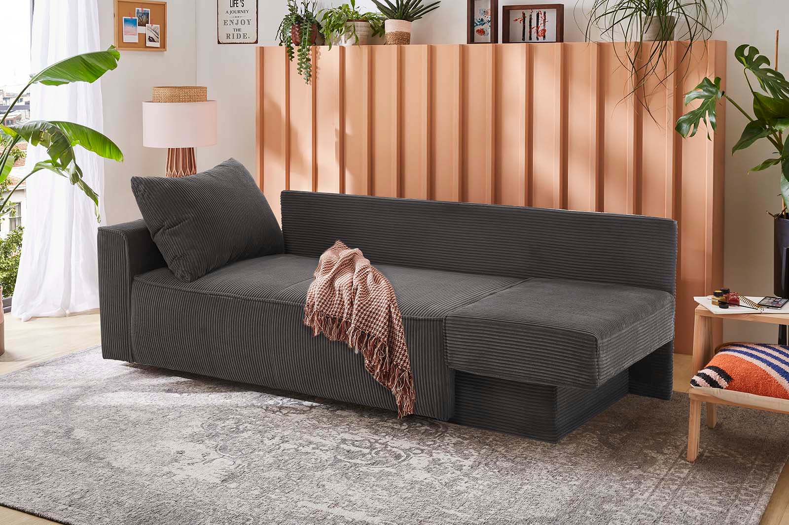 Jockenhöfer Gruppe Schlafsofa »Ron«, Platzsparendes Sofa mit Gästebettfunktion, Federkernpolsterung