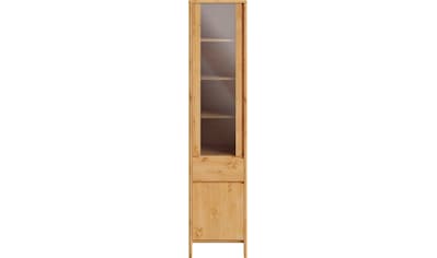 Home affaire Vitrine »Liva«, Höhe 192 cm, Massivholz, 2 Türen und 1 Schublade kaufen