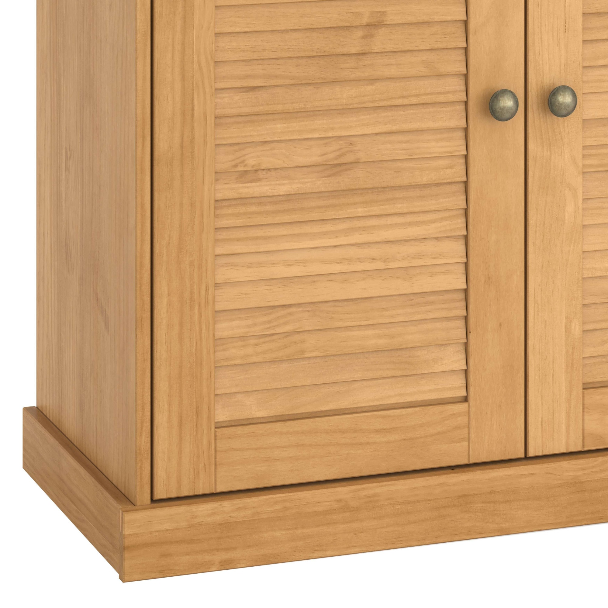 OTTO home Buffet »Turia« mit Glas- u. Lamellentüren, aus massivem Kiefernholz FSC®, Höhe 180 cm