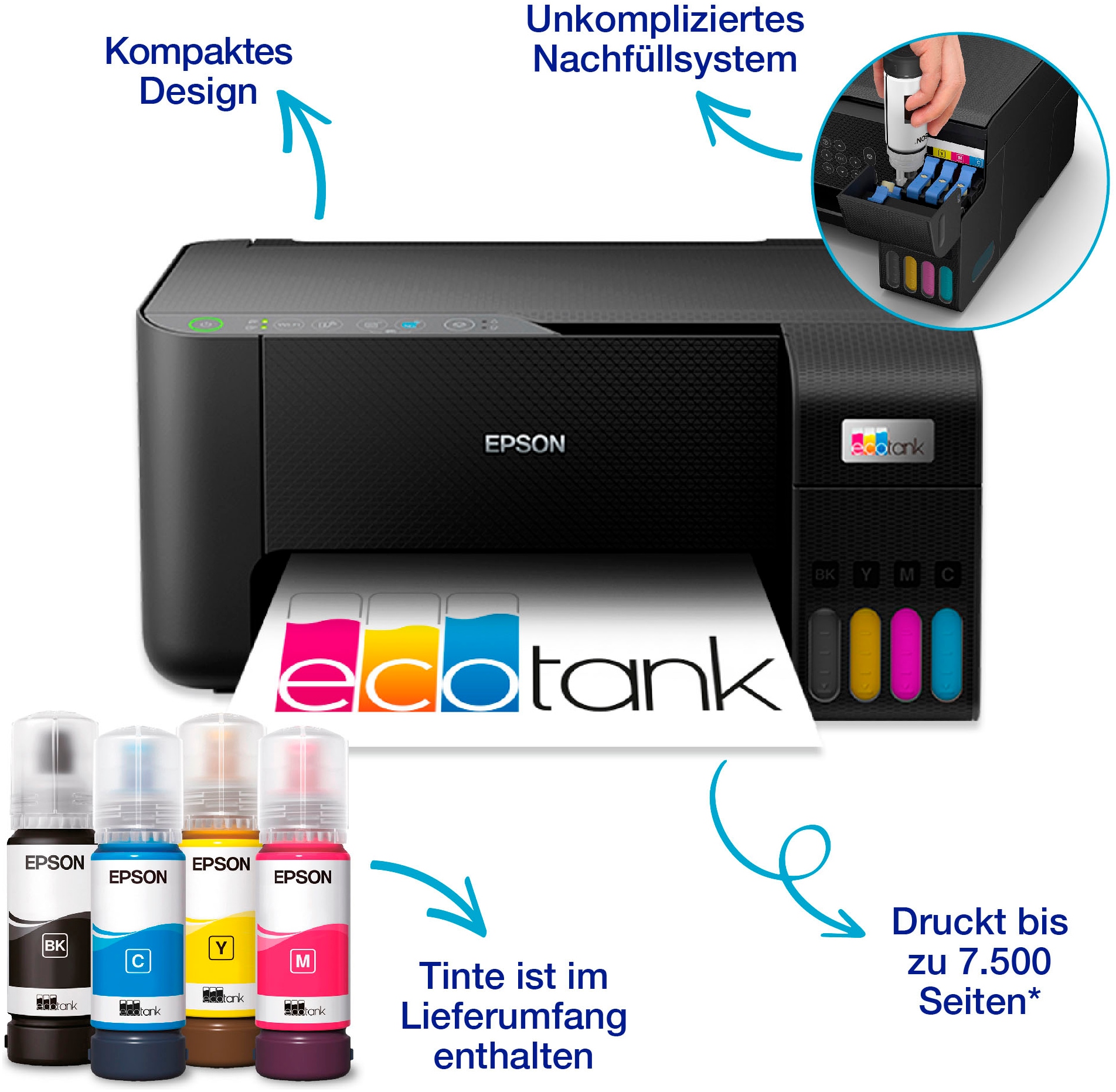 Epson Multifunktionsdrucker »EcoTank ET-2815«