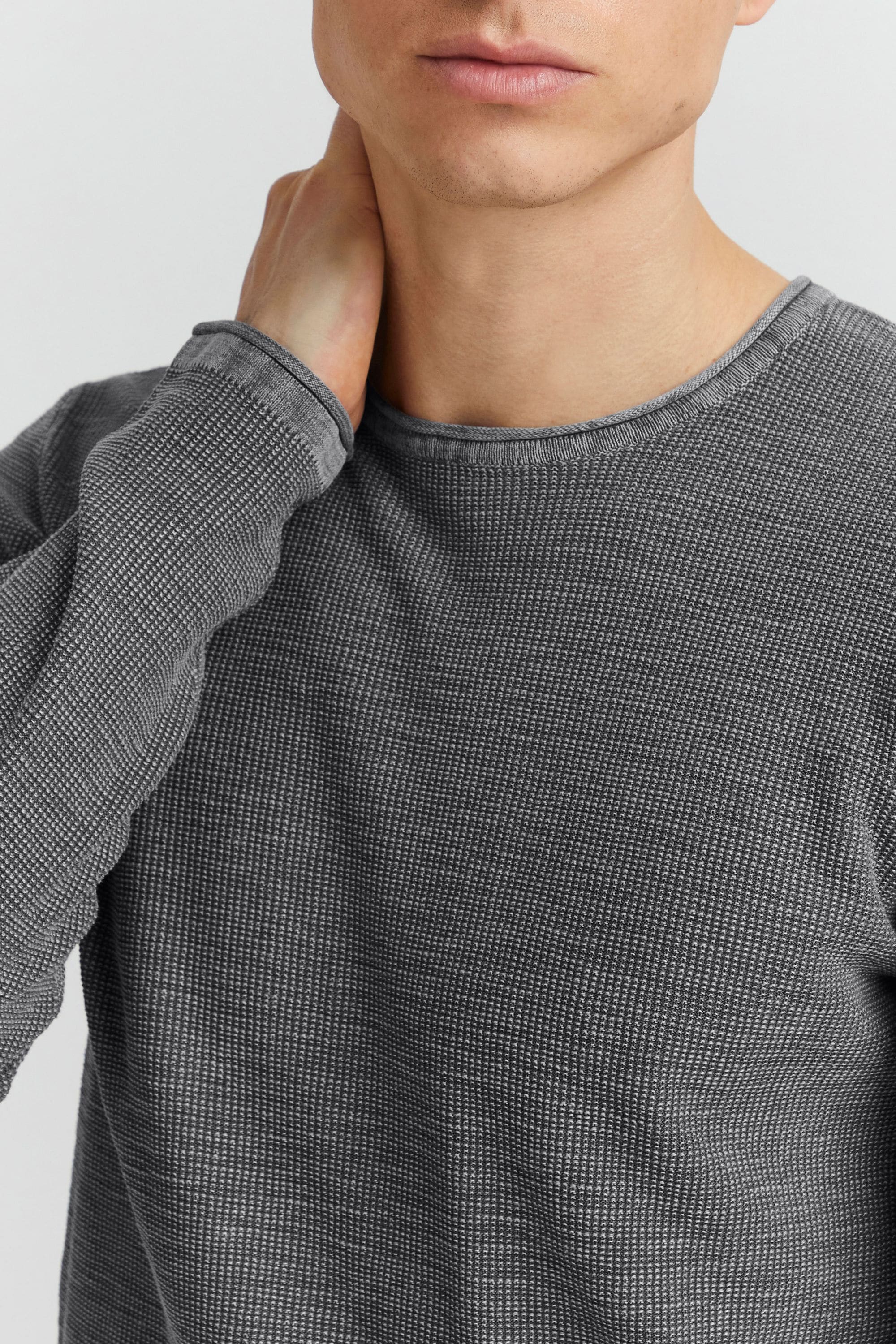 Indicode Strickfleece-Pullover »Strickpullover IDKarpo«