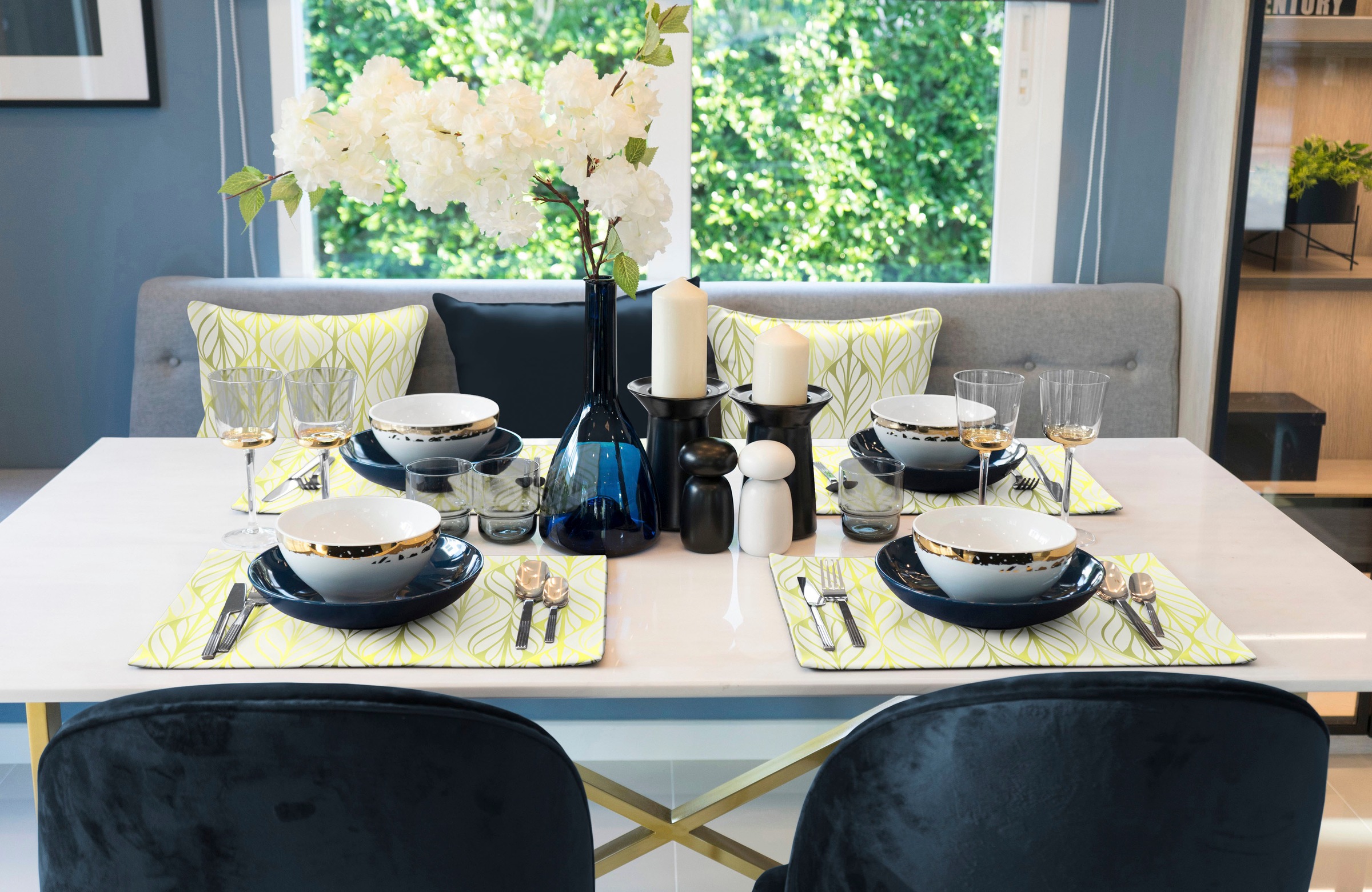 Adam Platzset »Wave« aus Bio-Baumwolle,Made in Germany