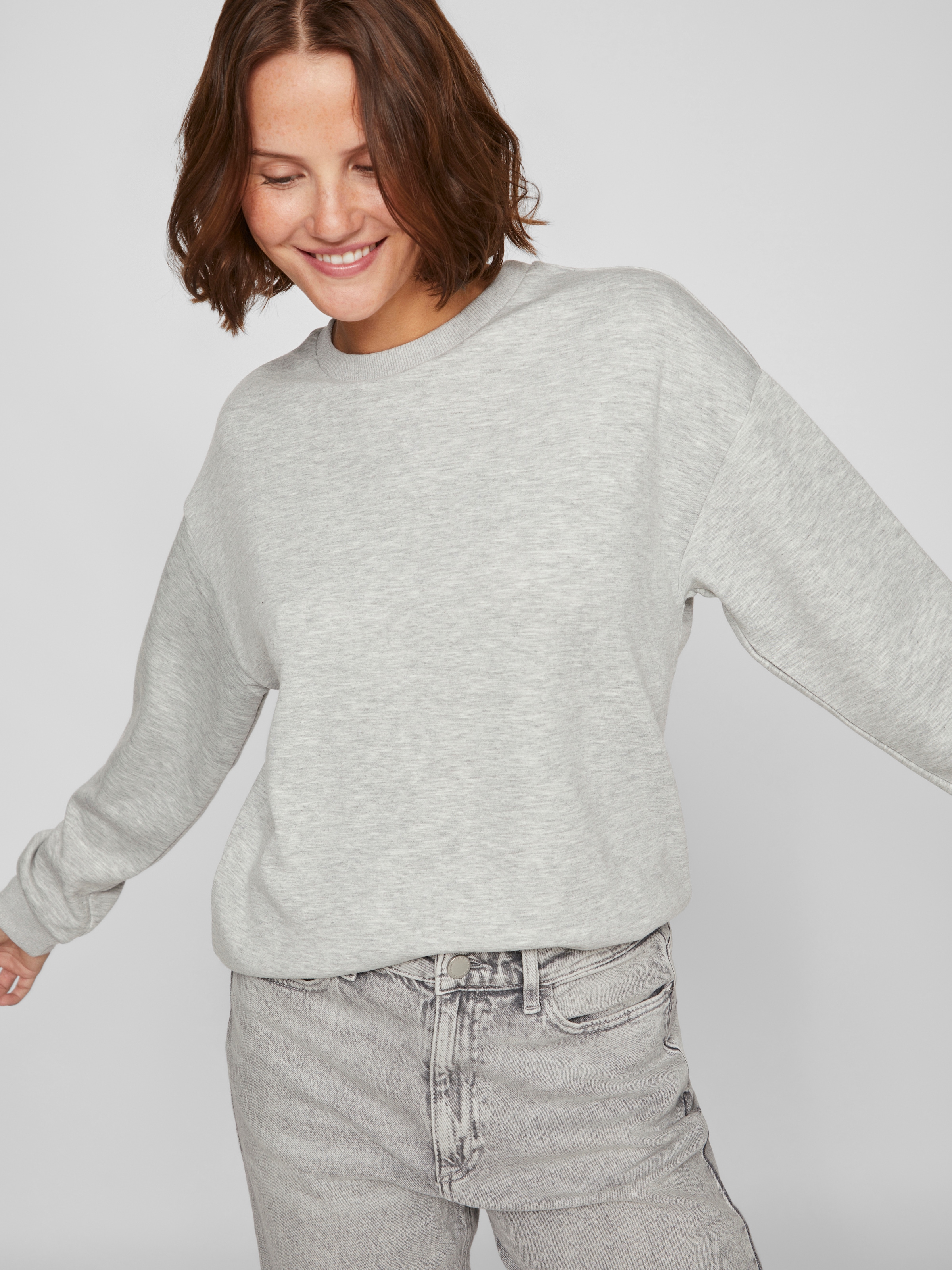 Vila Sweatshirt »VISANDY L/S SWEAT TOP - NOOS«, Viskosemischung, regular fit
