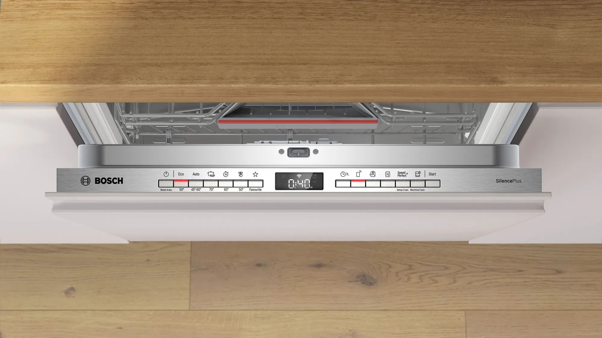 BOSCH vollintegrierbarer Geschirrspüler Serie 4 »SMV4ECX24E«, 14 Maßgedecke