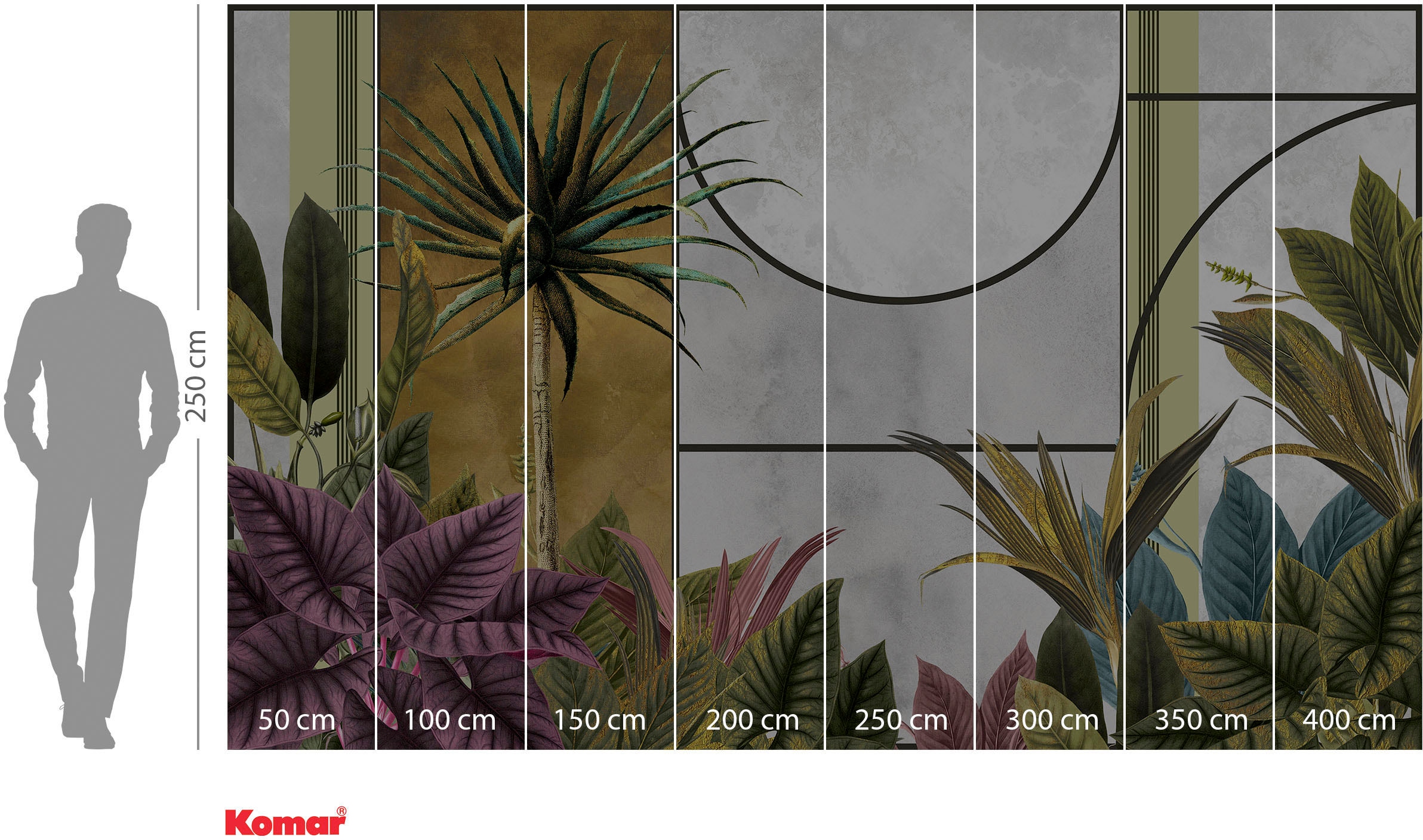 Komar Vliestapete »Digitaldruck Vlies -  Timeless Temple - Größe 400 x 250 cm« bedruckt glatt Wohnzimmer, Schlafzimmer