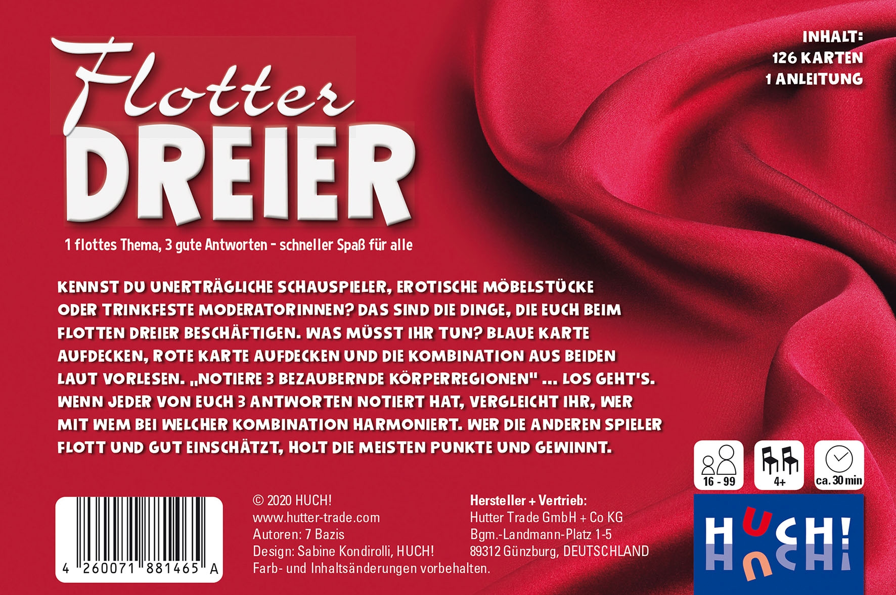 HUCH! Spiel »Flotter Dreier«