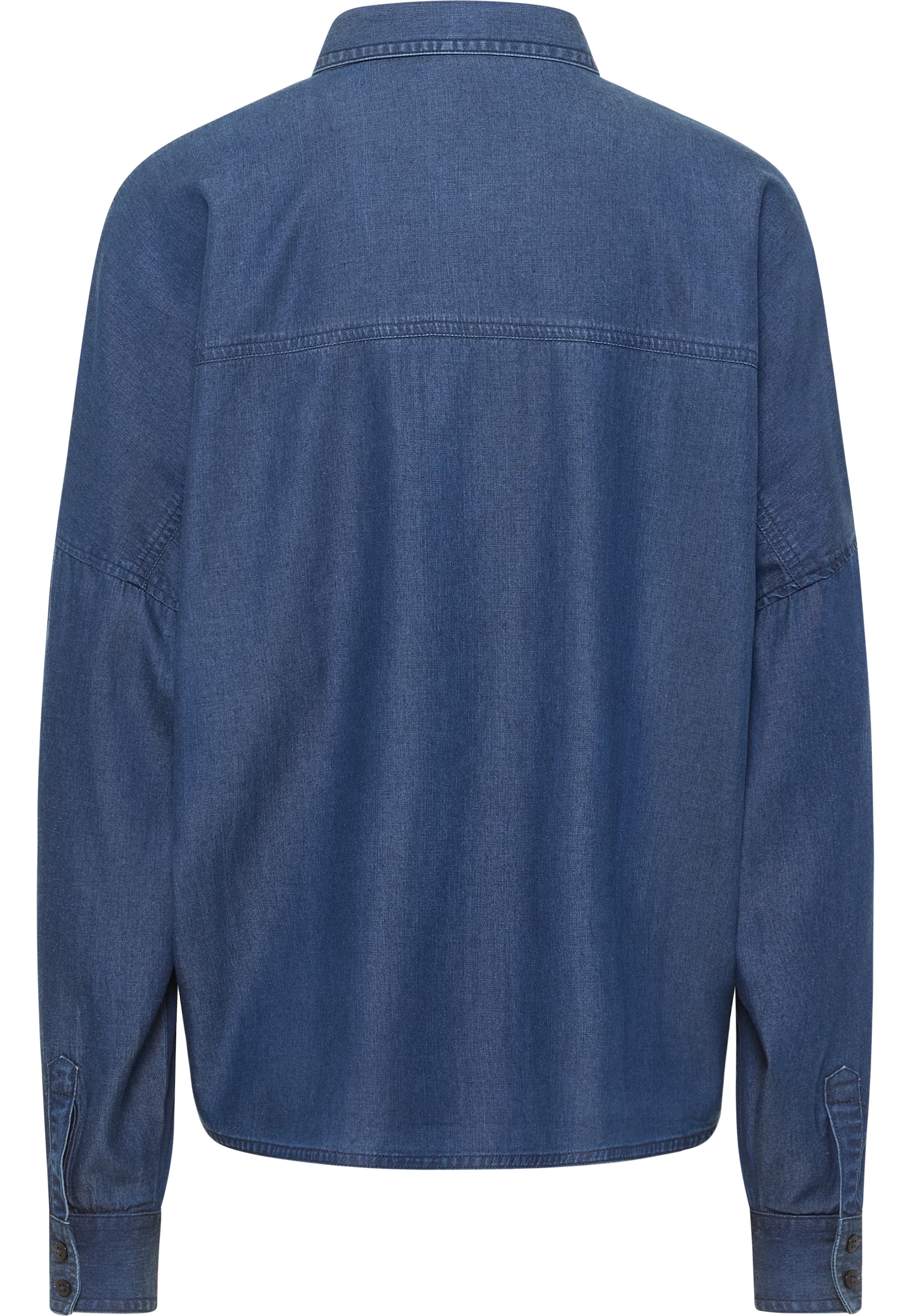 MUSTANG Jeansbluse »Style Ruby«, mit Logoschriftzug