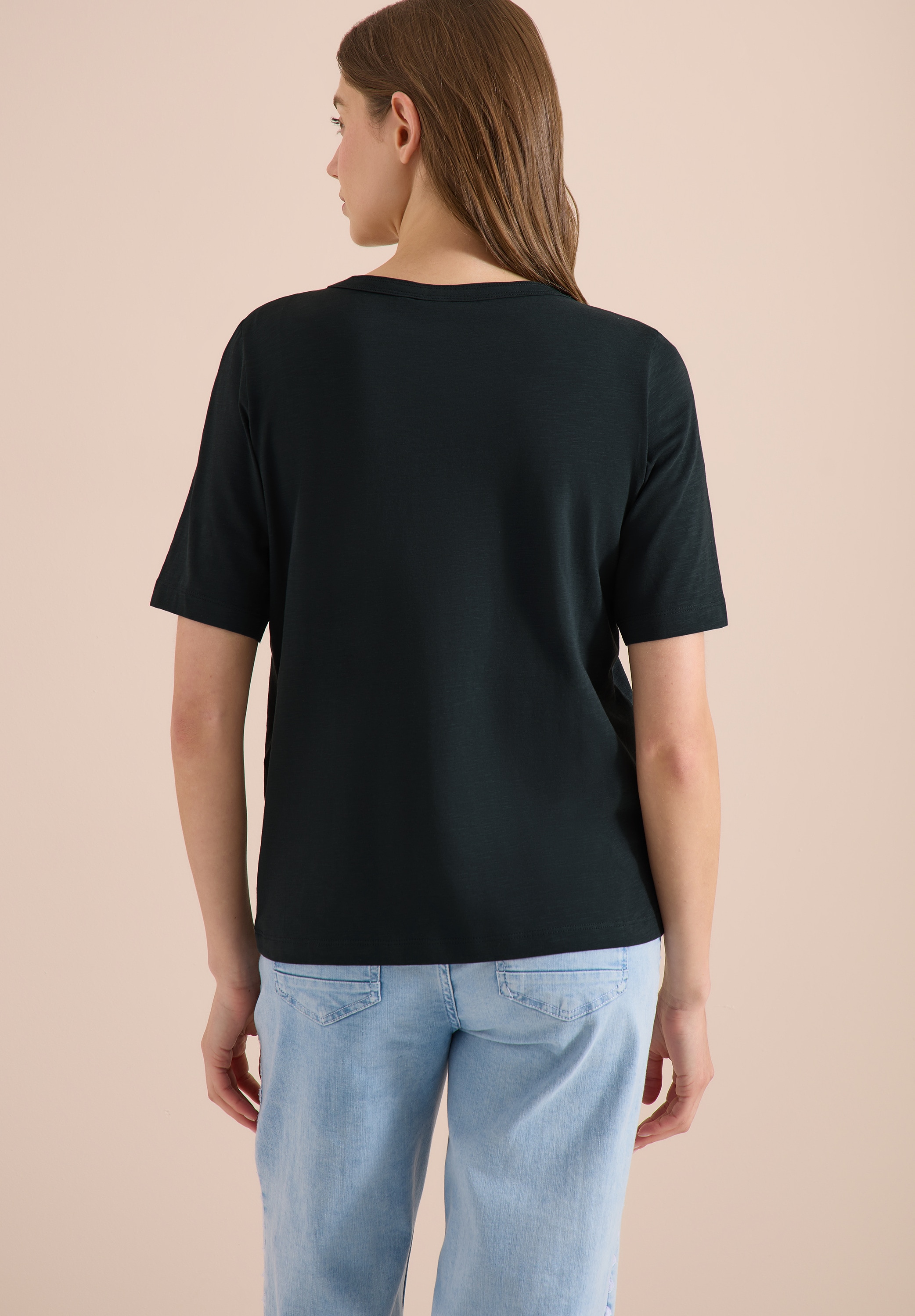 Cecil Kurzarmshirt aus weicher Baumwolle