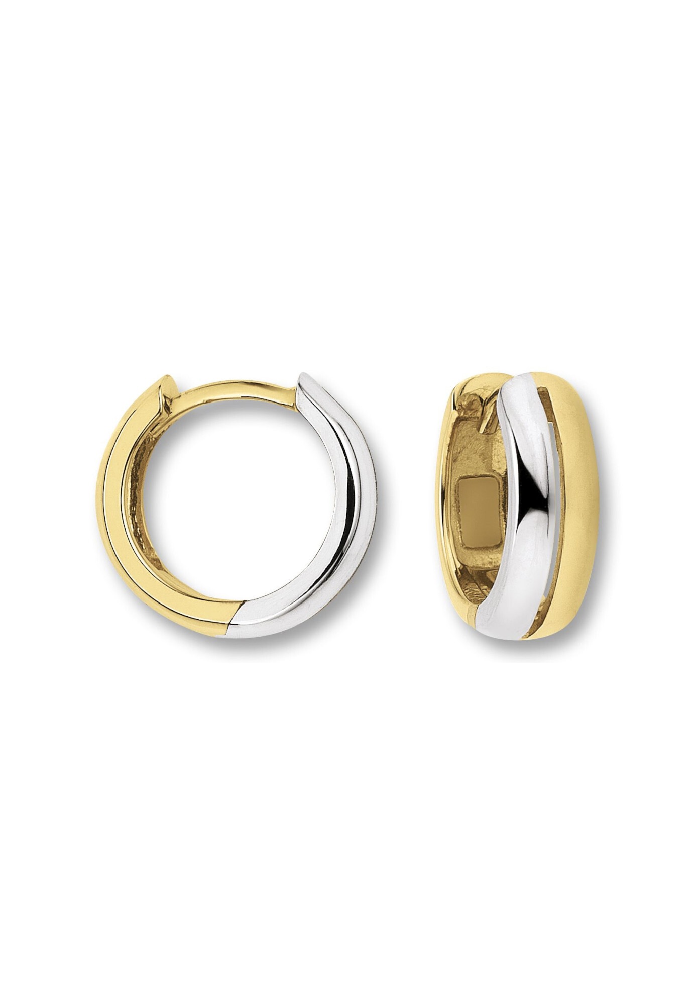 ONE ELEMENT Paar Creolen »Ohrringe  Creolen aus 333 Gelbgold«