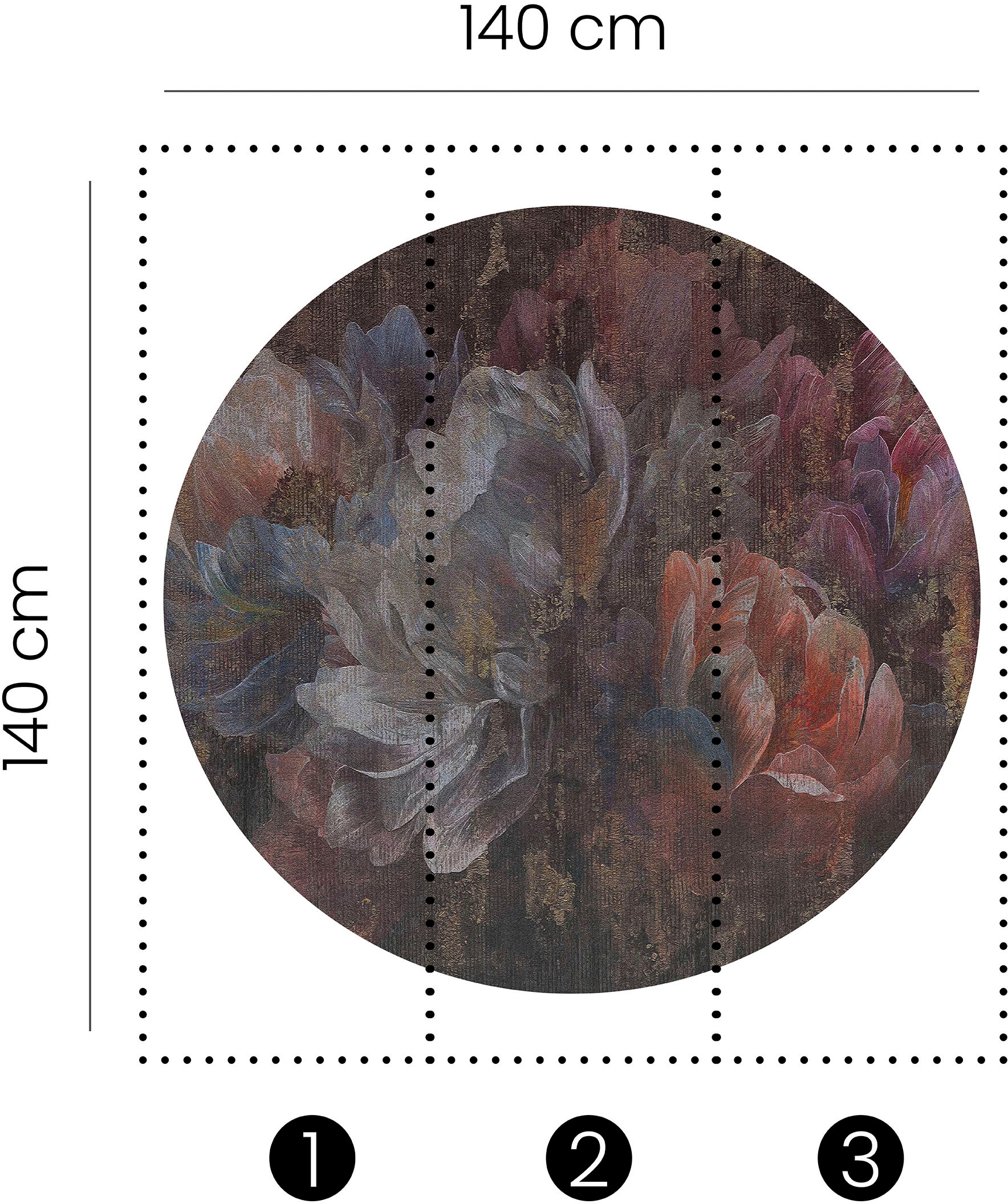 Fashion for walls Fototapete »Queen of Night« floral glatt Phthalate frei